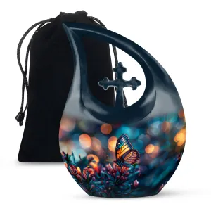 Butterfly Cremation Urn: Personalized Container For Ashes