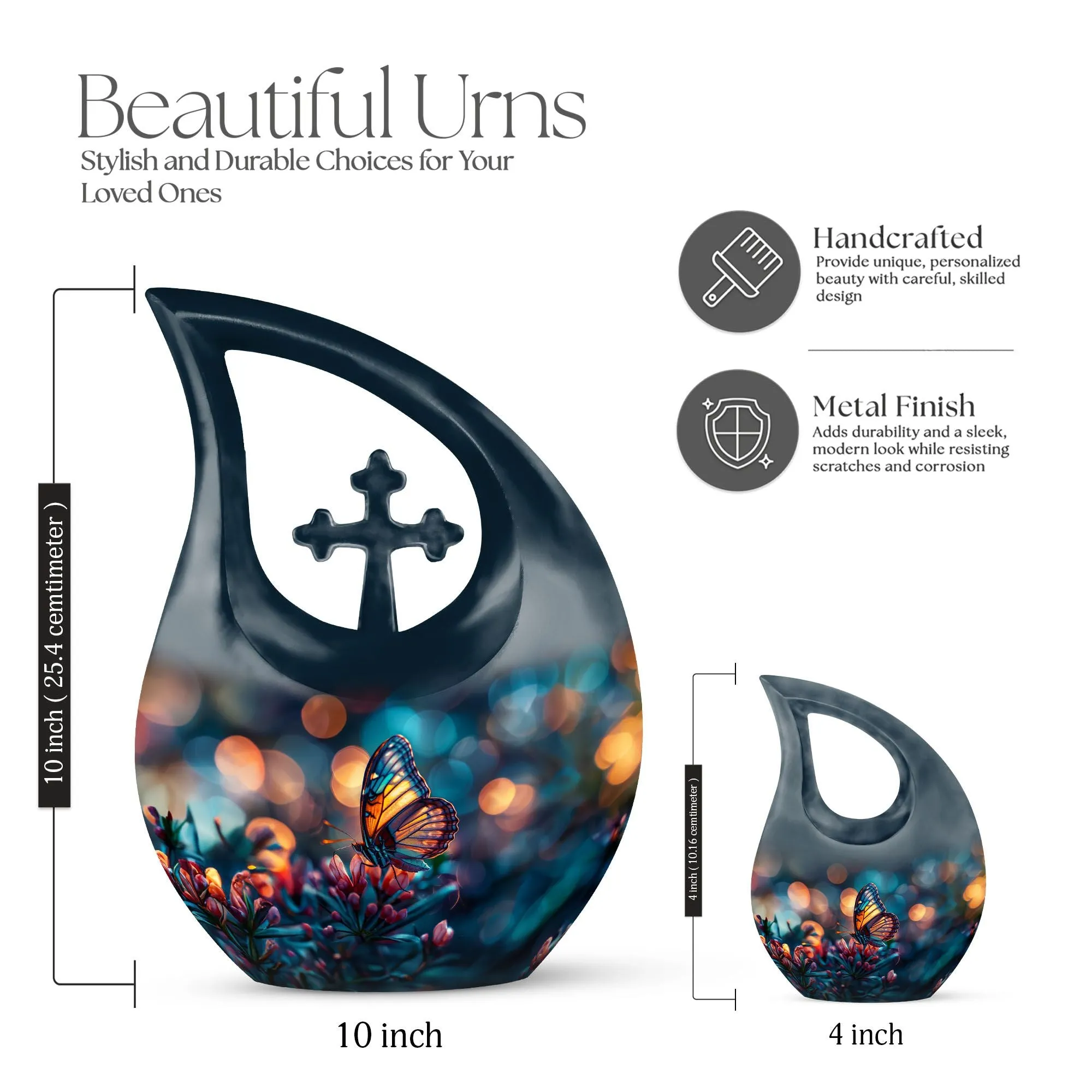 Butterfly Cremation Urn: Personalized Container For Ashes
