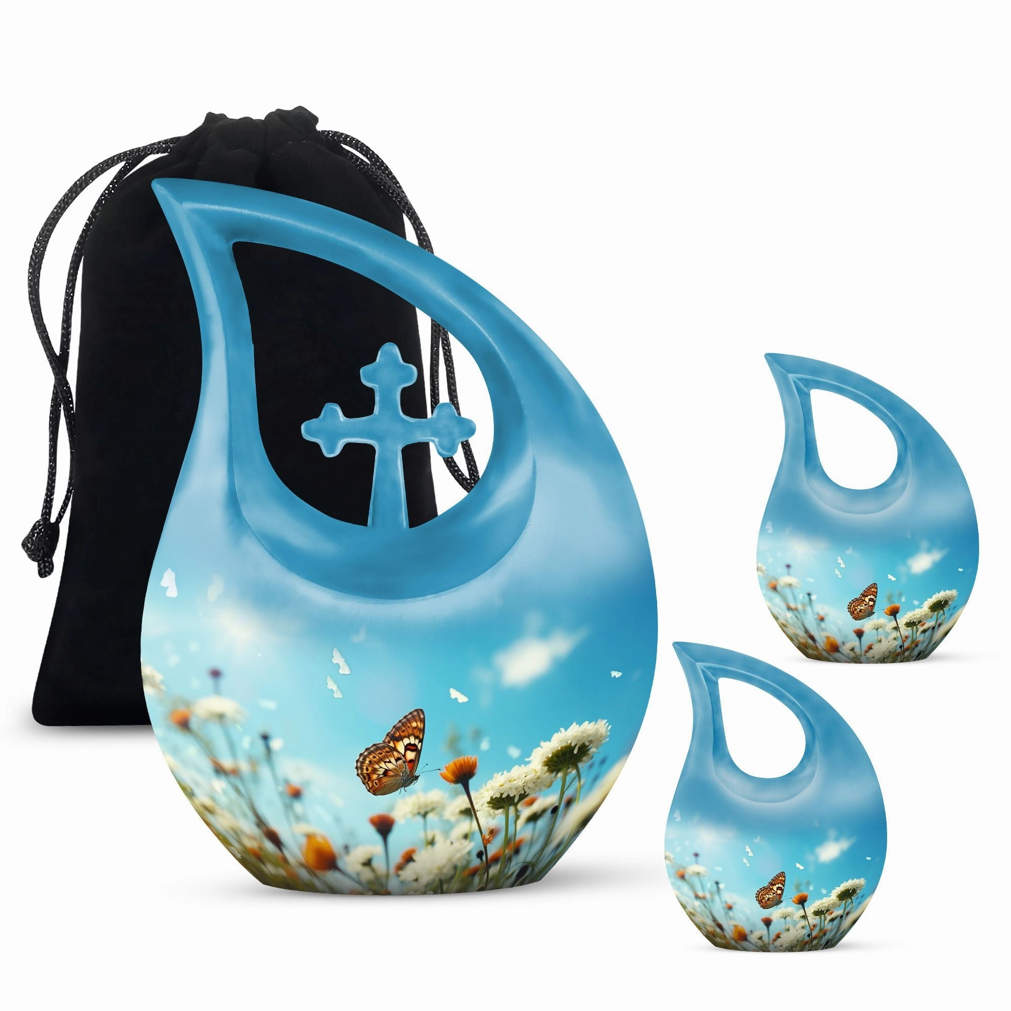 Butterfly Tribute: Cherished Memories Ashes Keepsake
