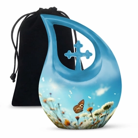 Butterfly Tribute: Cherished Memories Ashes Keepsake