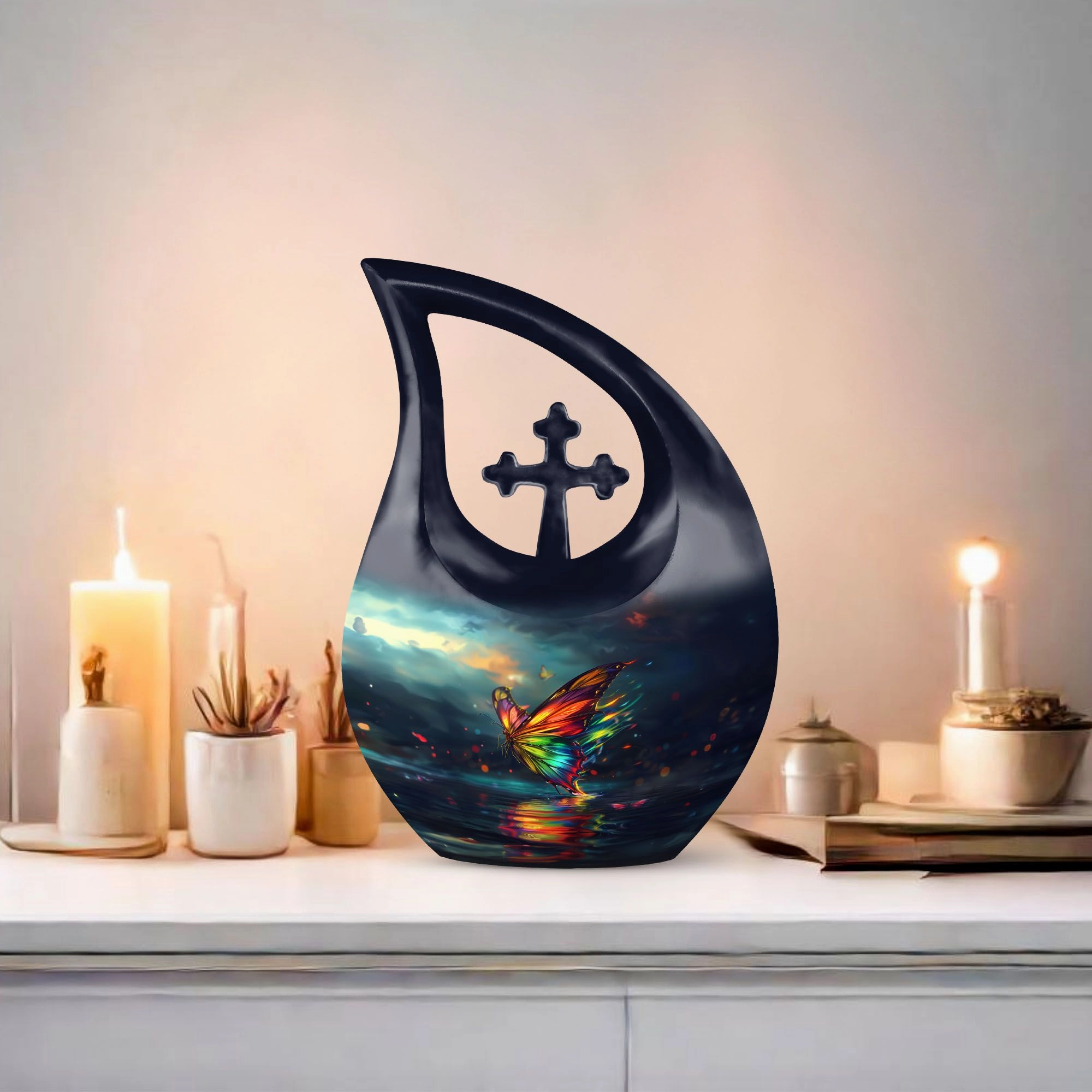 Butterfly Urn: Personalized Container For Human Ashes