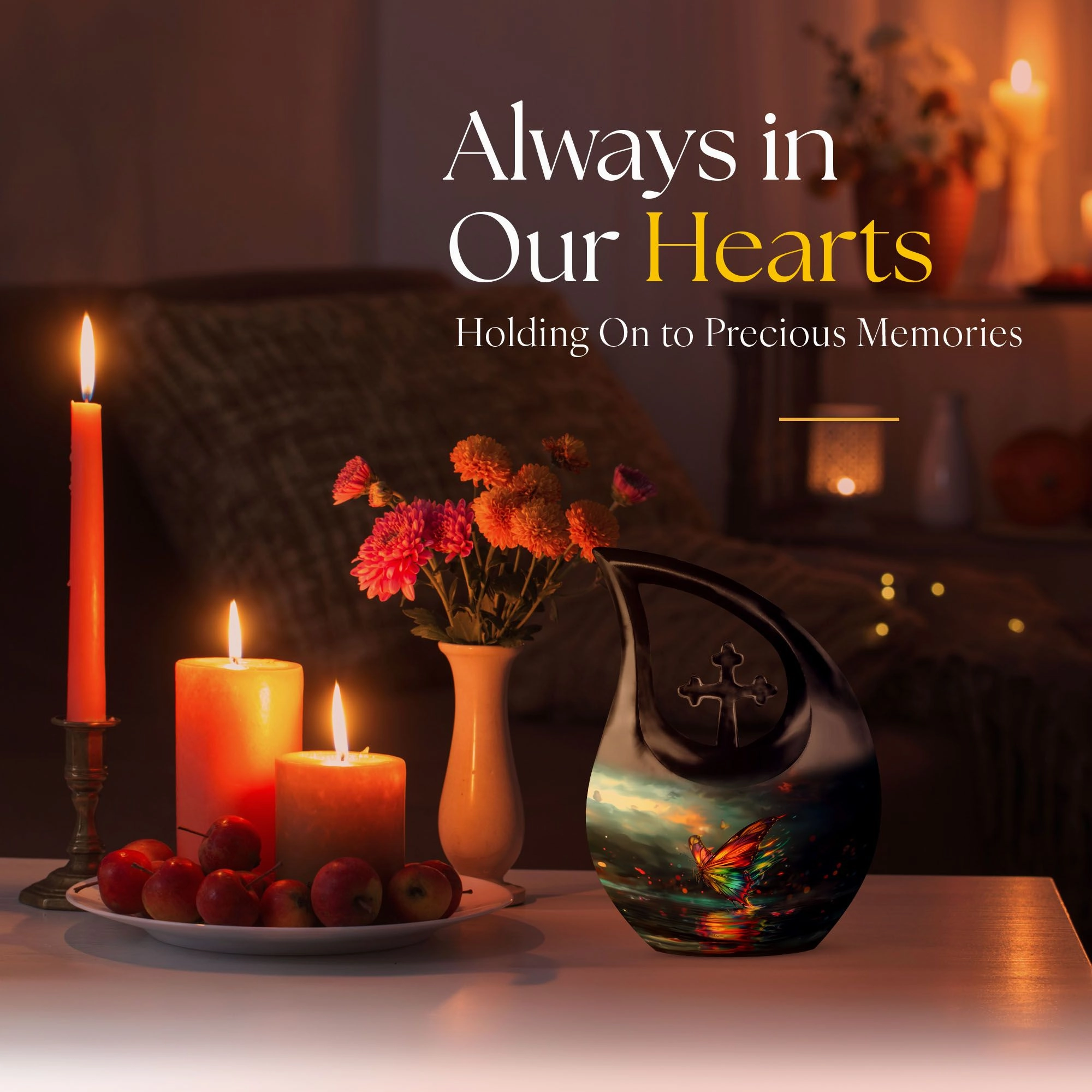 Butterfly Urn: Personalized Container For Human Ashes