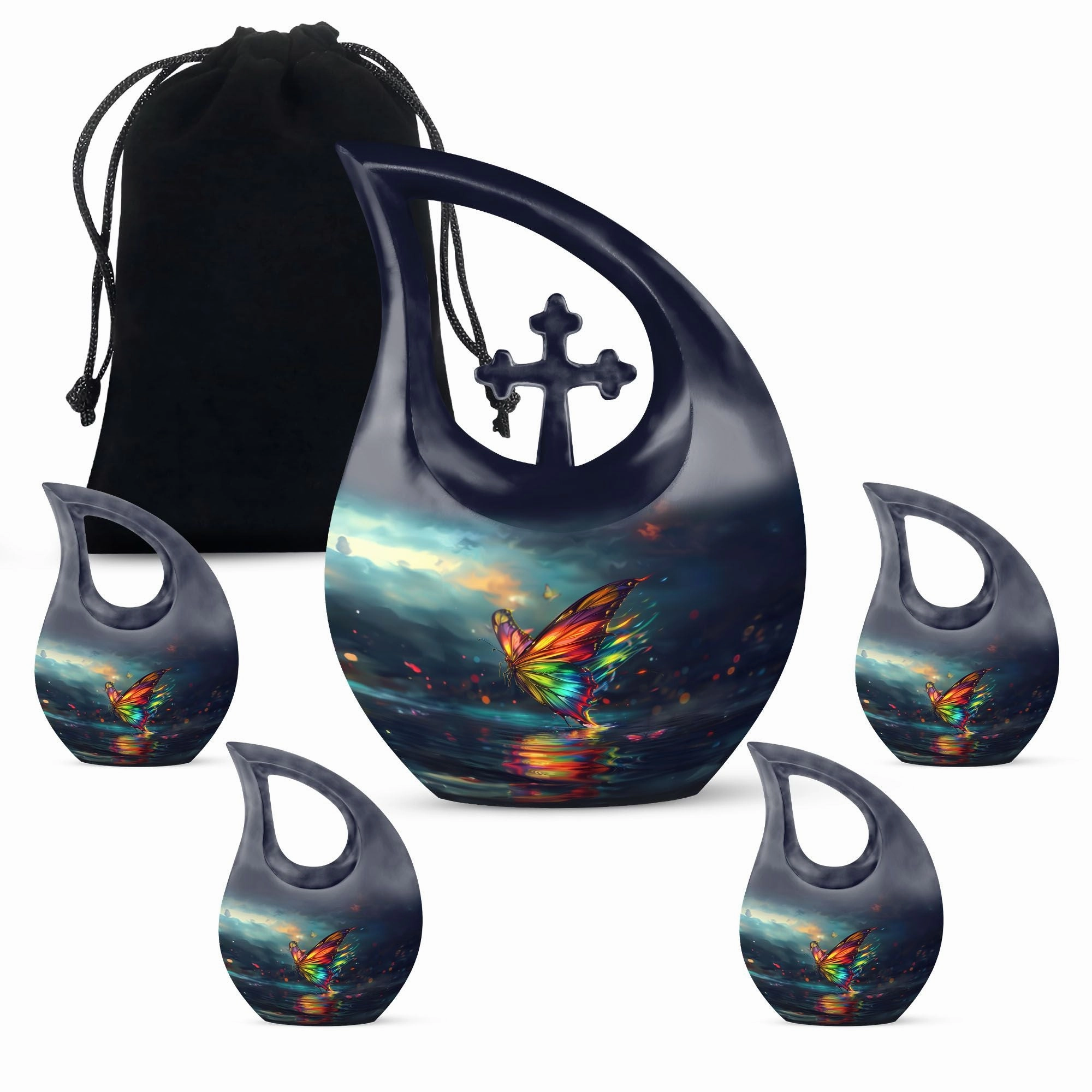 Butterfly Urn: Personalized Container For Human Ashes