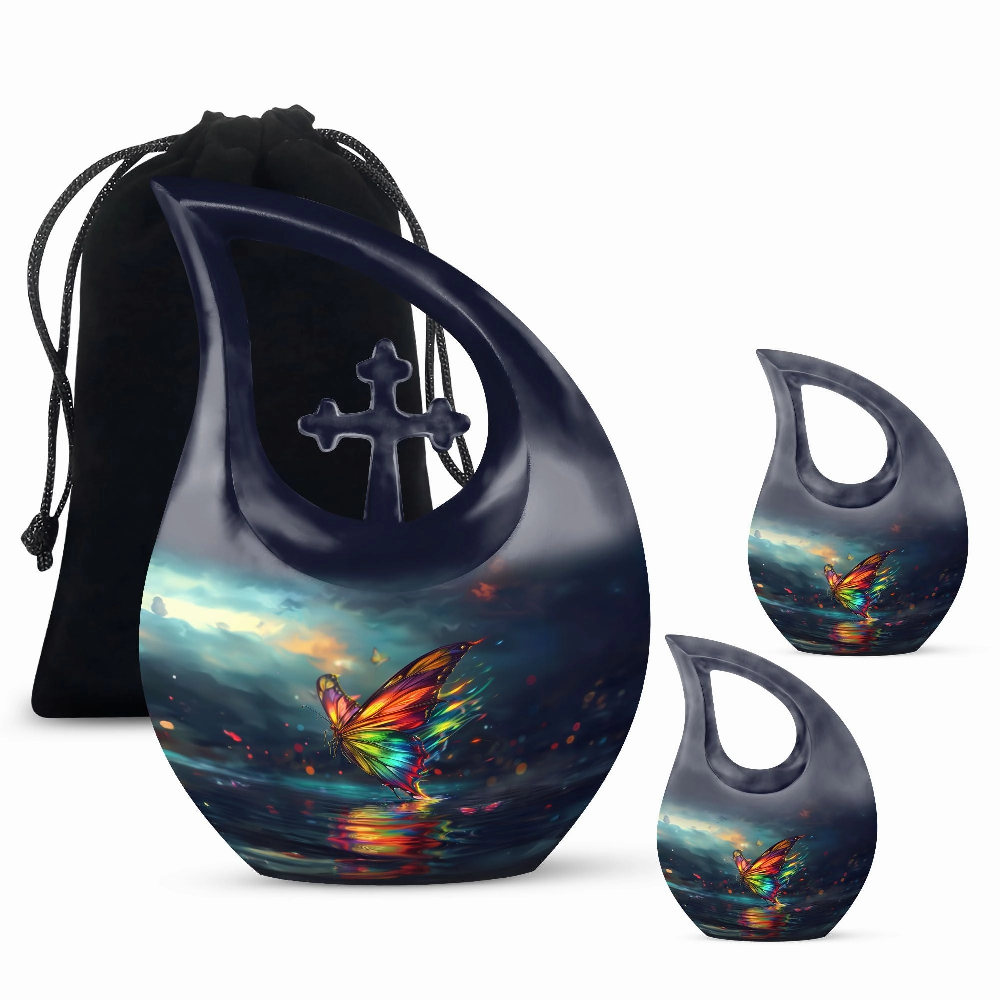 Butterfly Urn: Personalized Container For Human Ashes