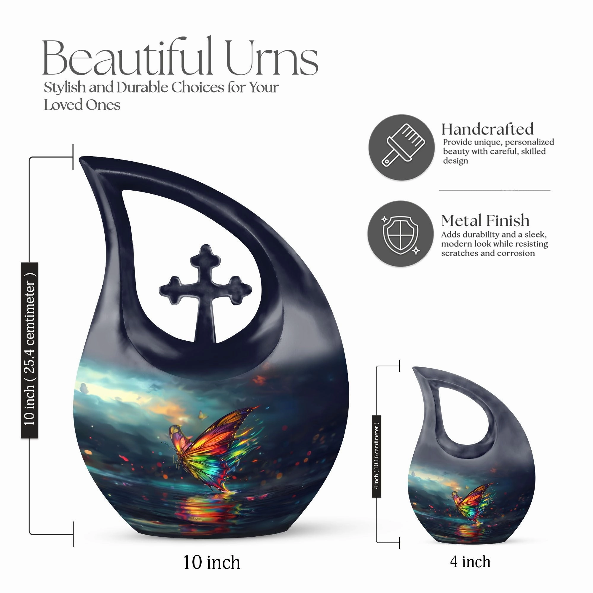 Butterfly Urn: Personalized Container For Human Ashes