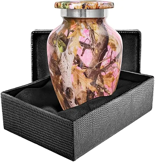 Camouflage Keepsake Cremation Urn for Human Ashes