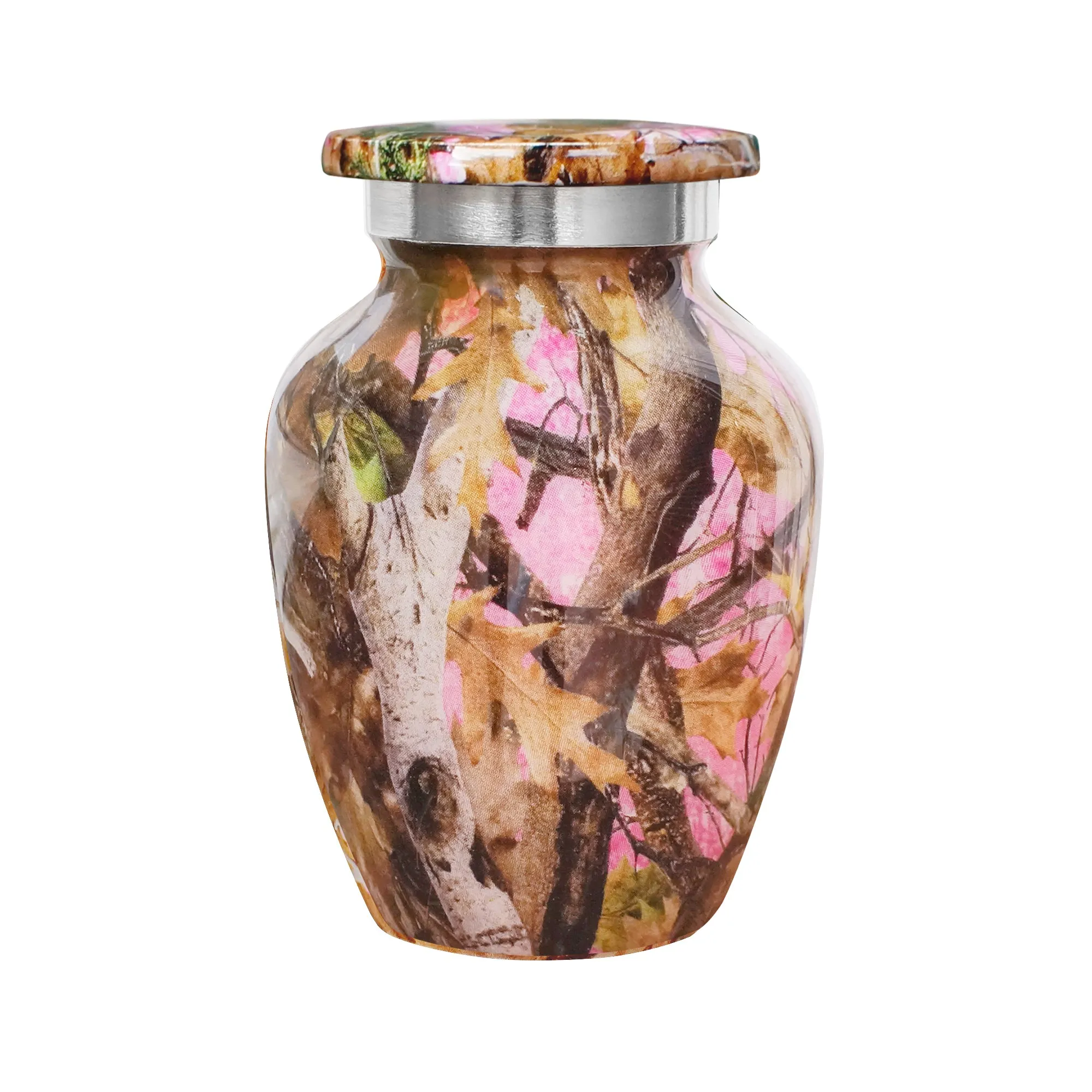 Camouflage Keepsake Cremation Urn for Human Ashes
