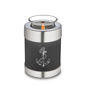 Candle Holder Embrace Charcoal Anchor Cremation Urn
