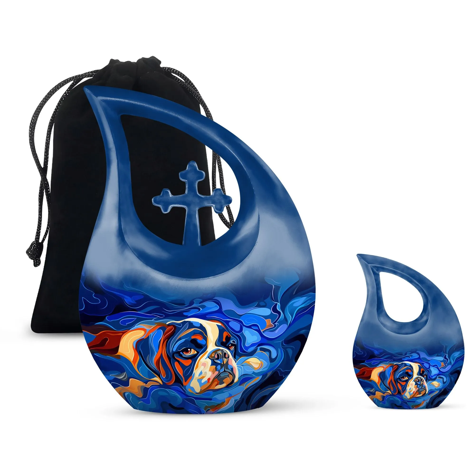 Canine Colorflow Urn : Memorable Large Urn For Treasured Adults