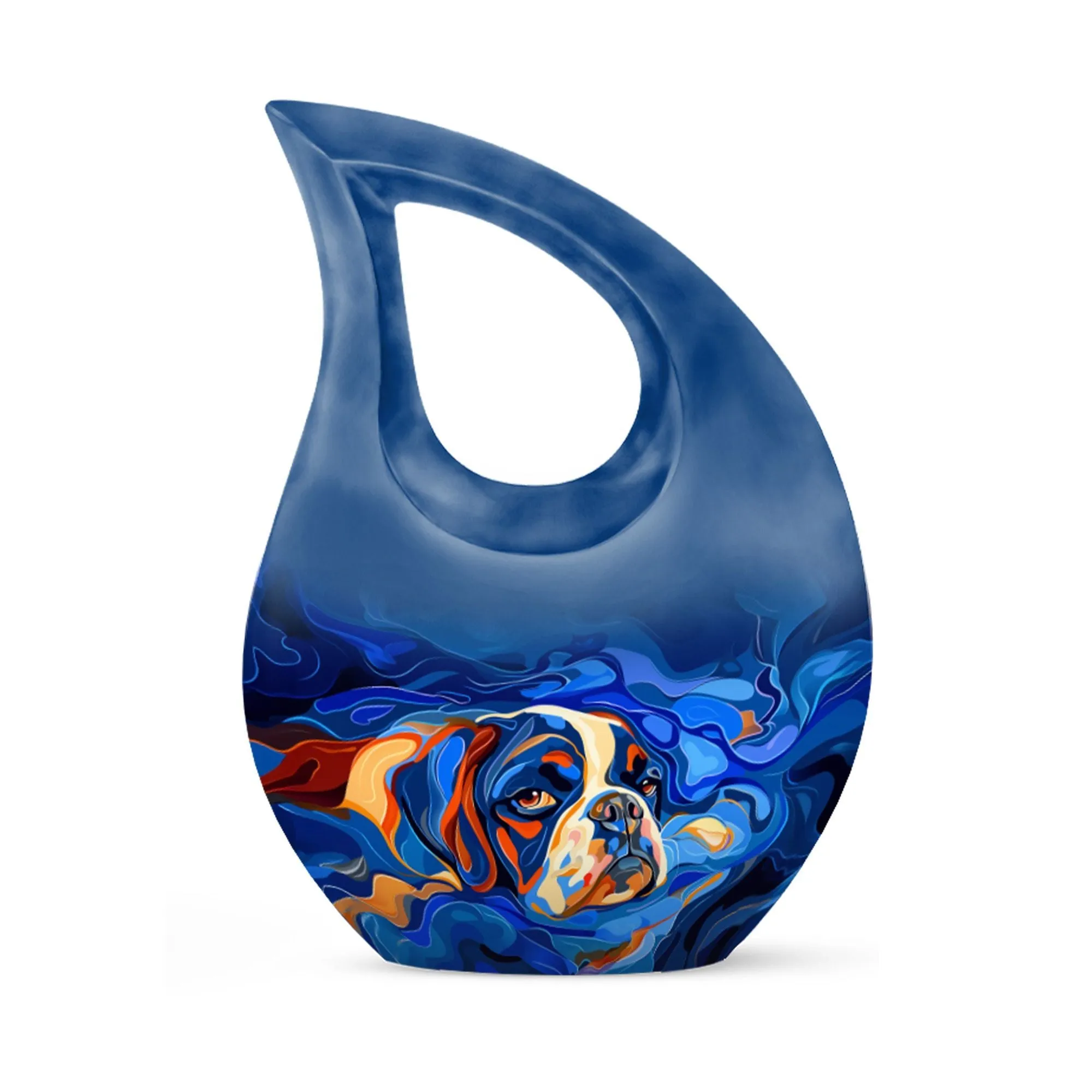 Canine Colorflow Urn : Memorable Large Urn For Treasured Adults