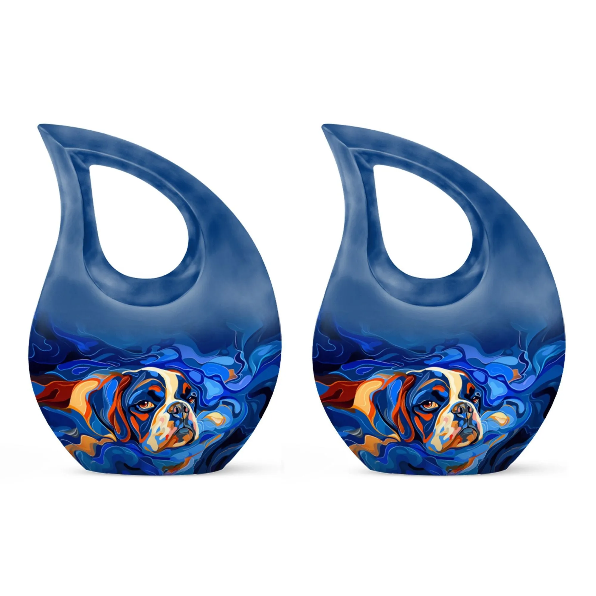Canine Colorflow Urn : Memorable Large Urn For Treasured Adults