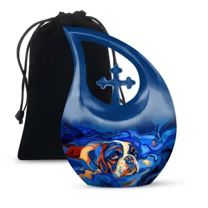 Canine Colorflow Urn : Memorable Large Urn For Treasured Adults