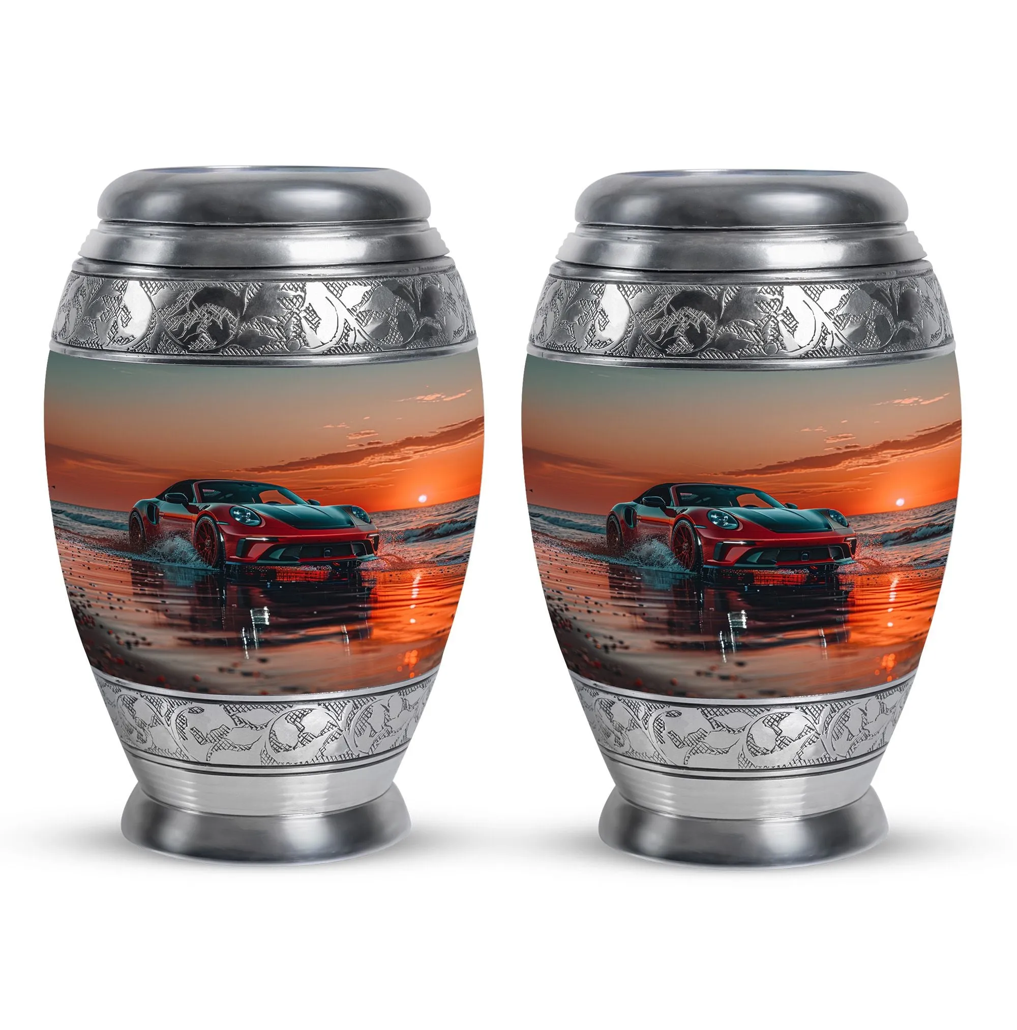 Car Cremation Medium Urns For Human Ashes Memorial & Funeral Urn