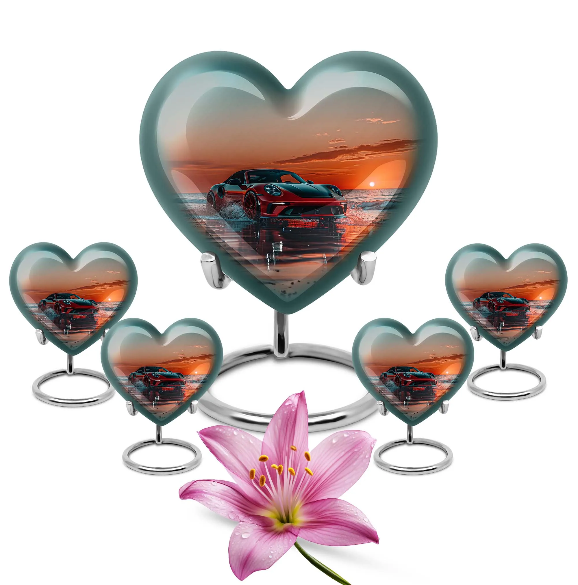 Car Cremation Medium Urns For Human Ashes Memorial & Funeral Urn