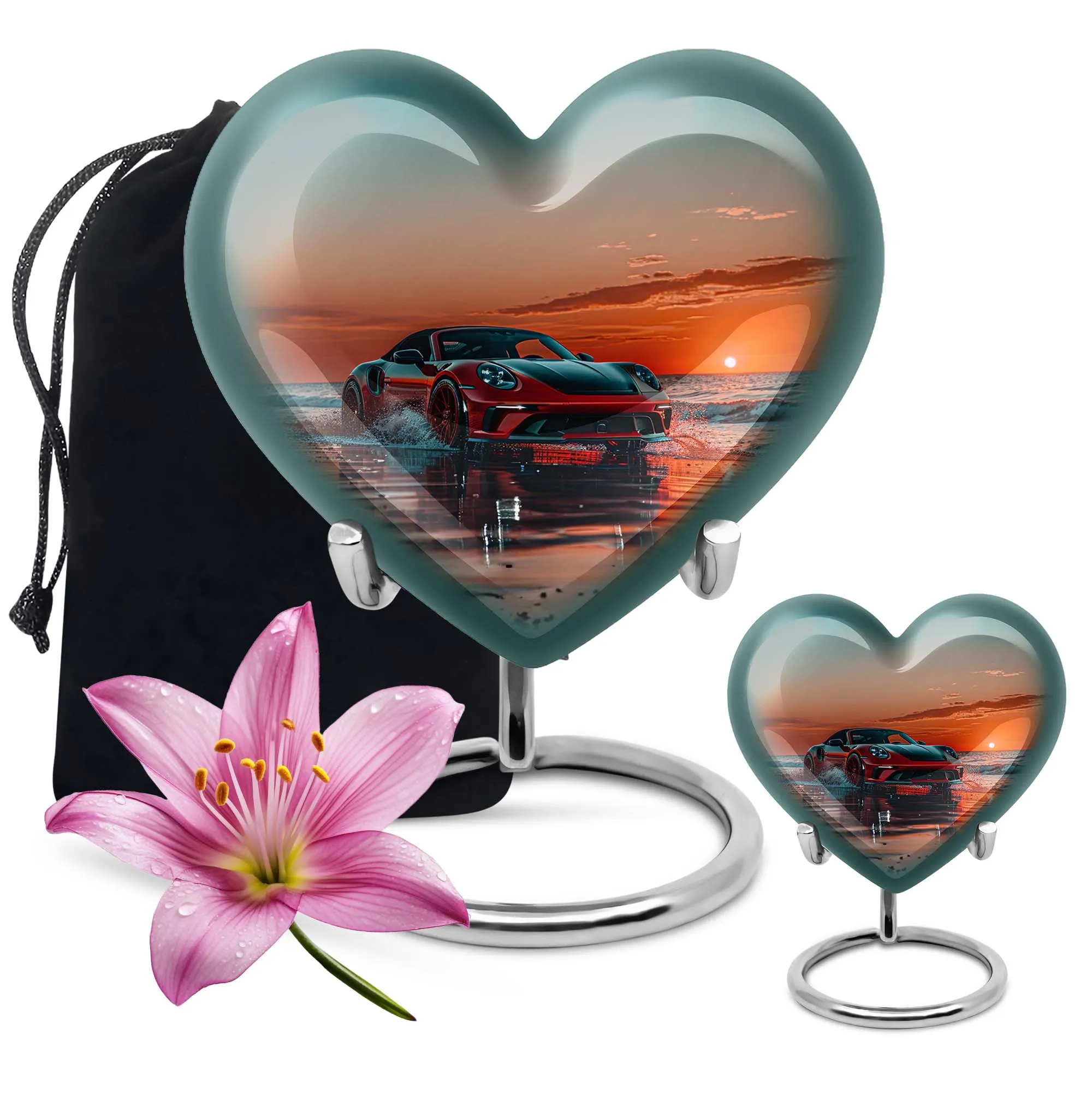 Car Cremation Medium Urns For Human Ashes Memorial & Funeral Urn