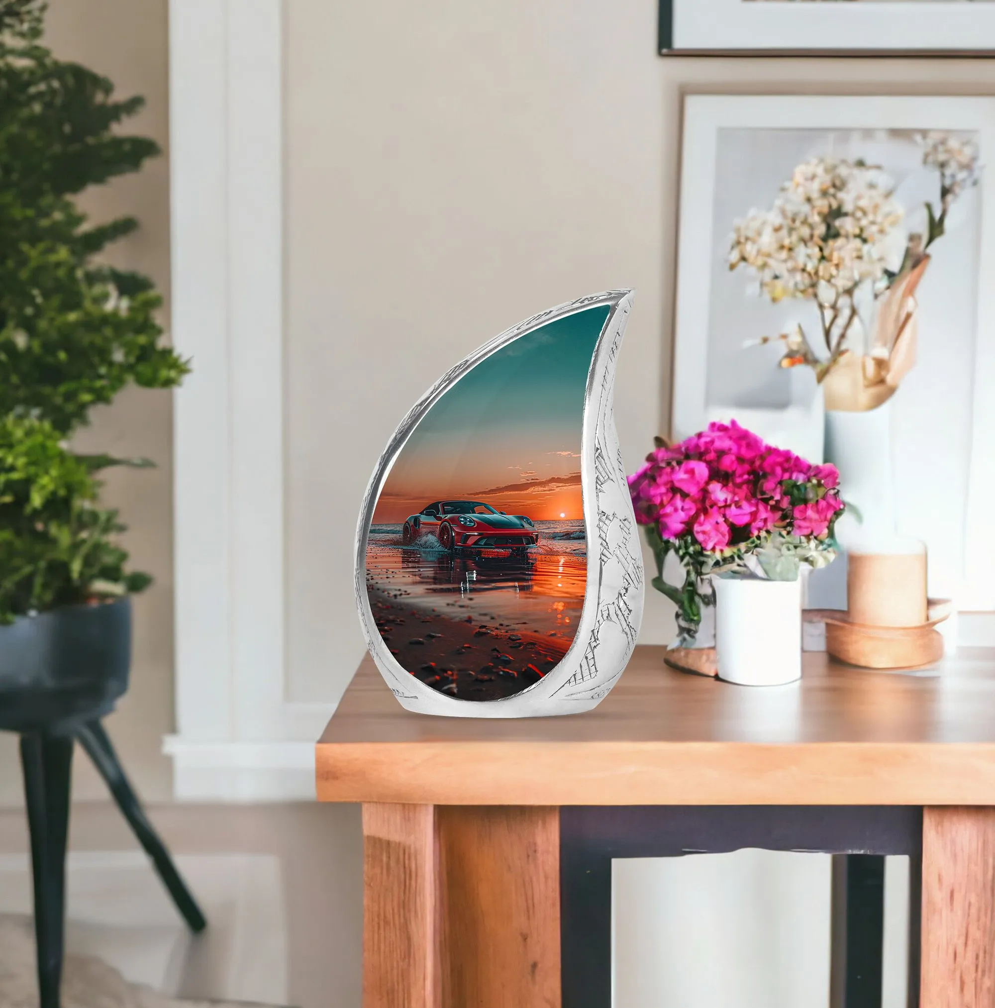 Car Cremation Medium Urns For Human Ashes Memorial & Funeral Urn