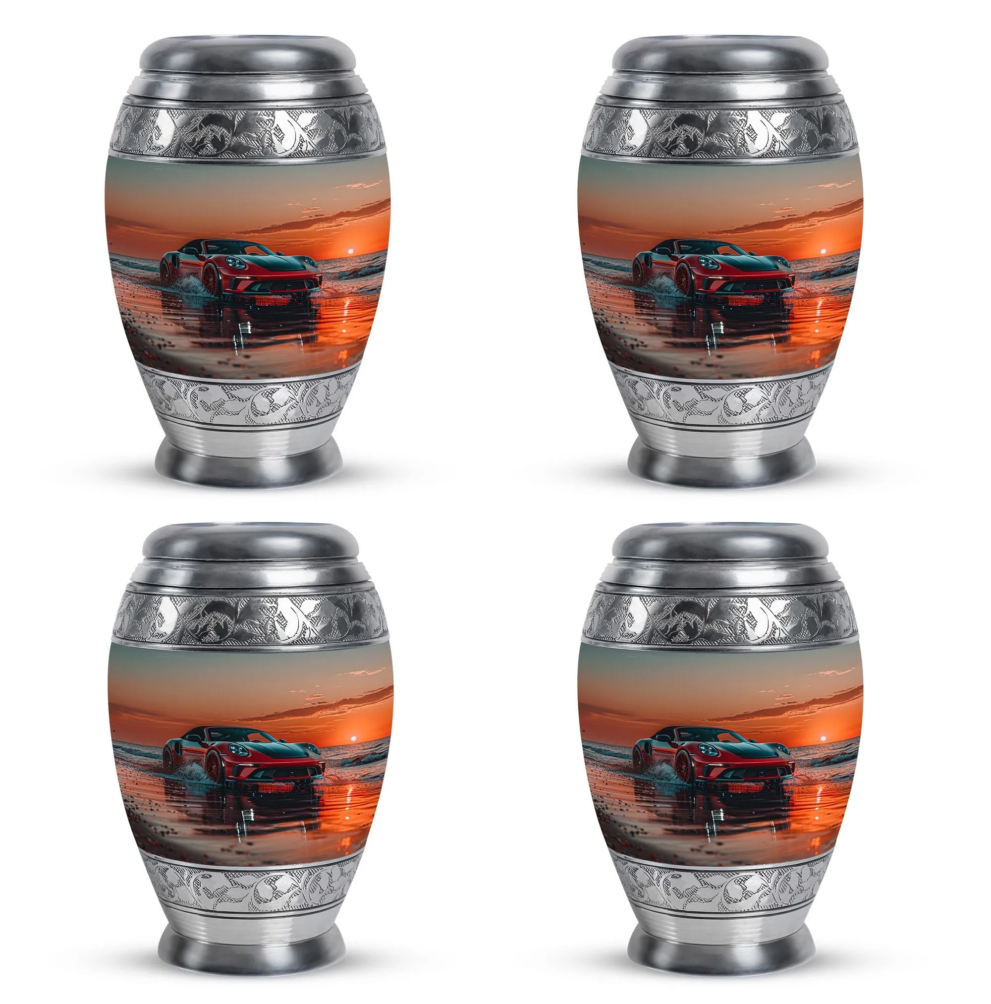 Car Cremation Medium Urns For Human Ashes Memorial & Funeral Urn