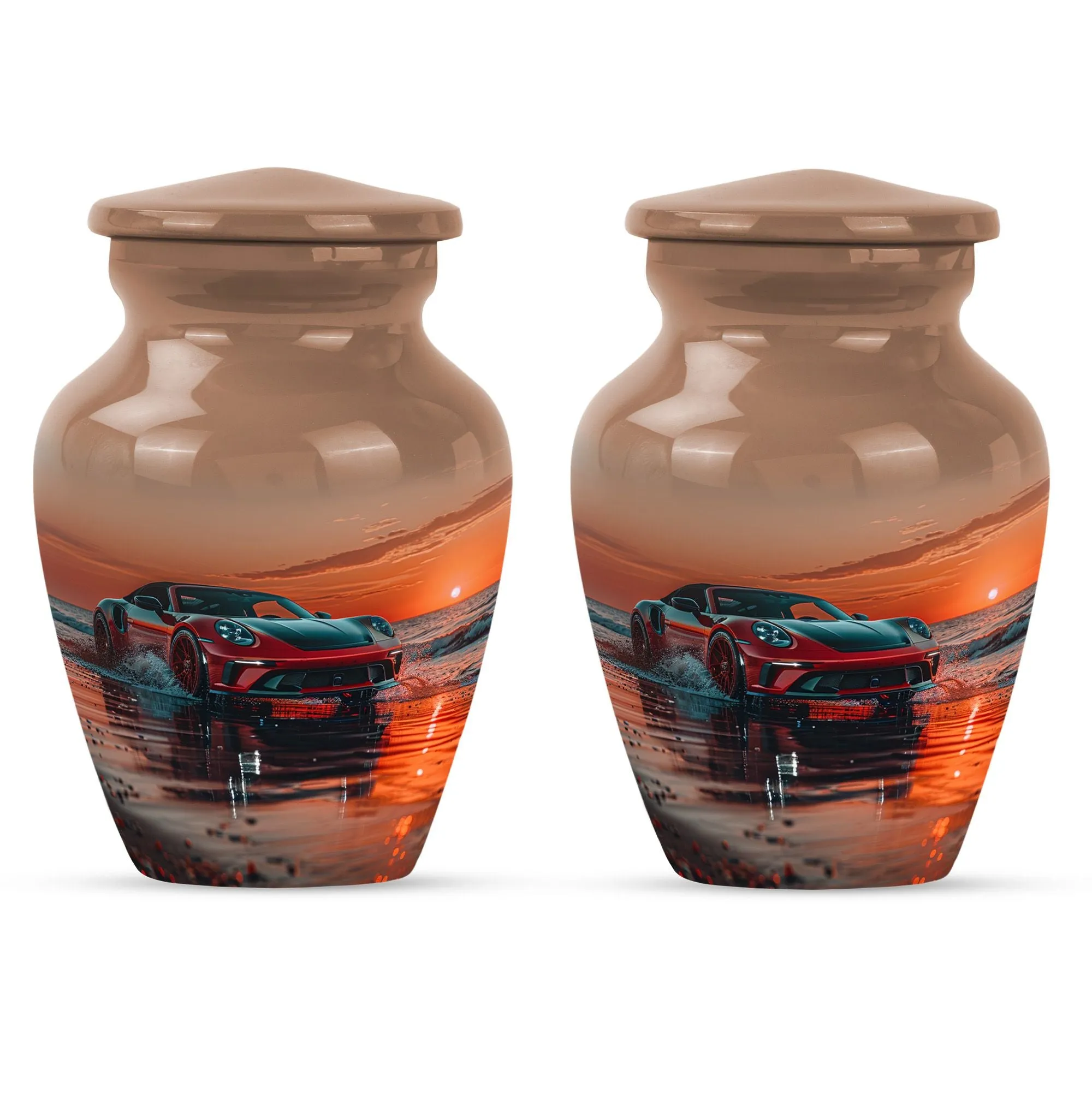 Car Cremation Medium Urns For Human Ashes Memorial & Funeral Urn