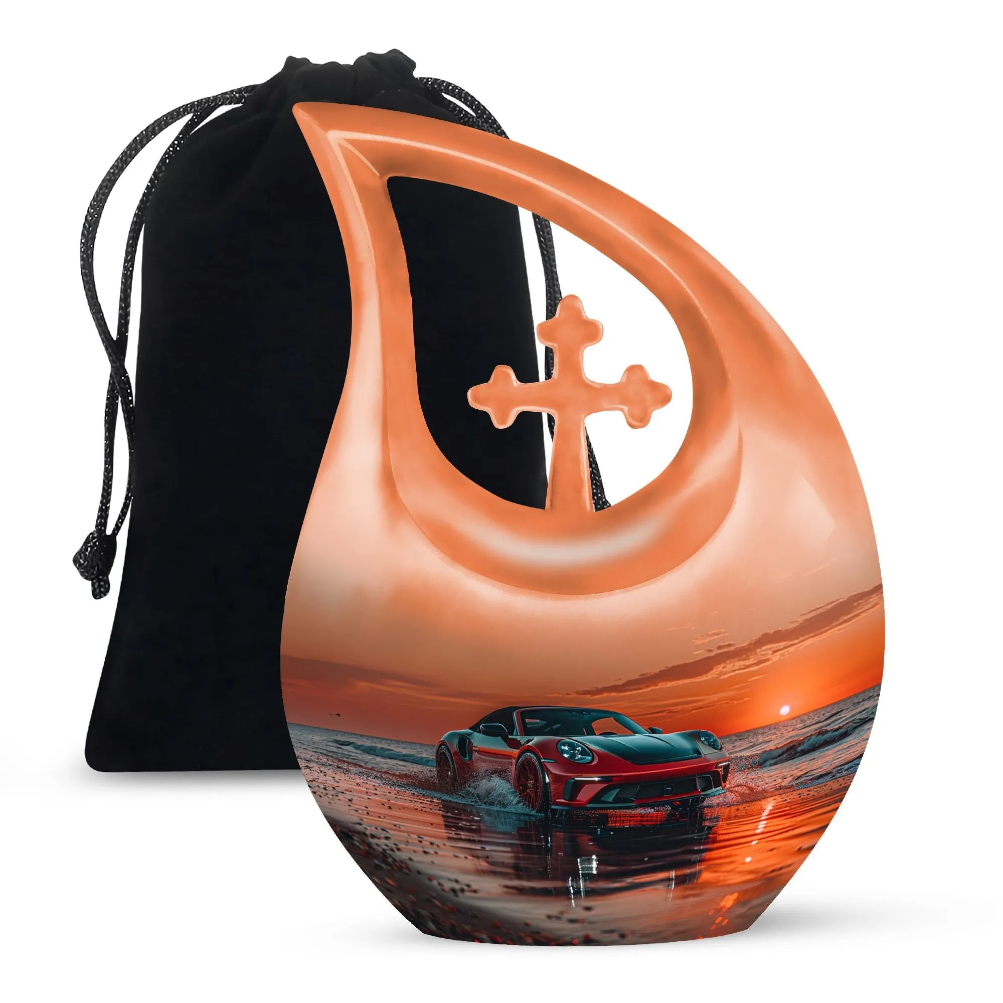 Car Cremation Medium Urns For Human Ashes Memorial & Funeral Urn