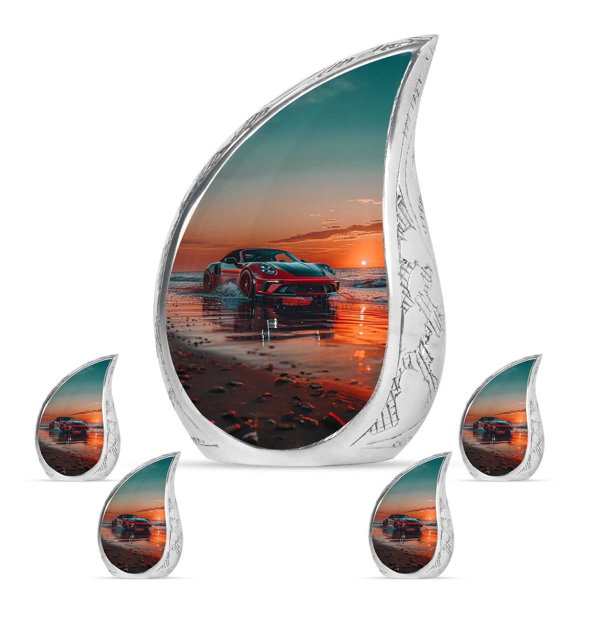 Car Cremation Medium Urns For Human Ashes Memorial & Funeral Urn