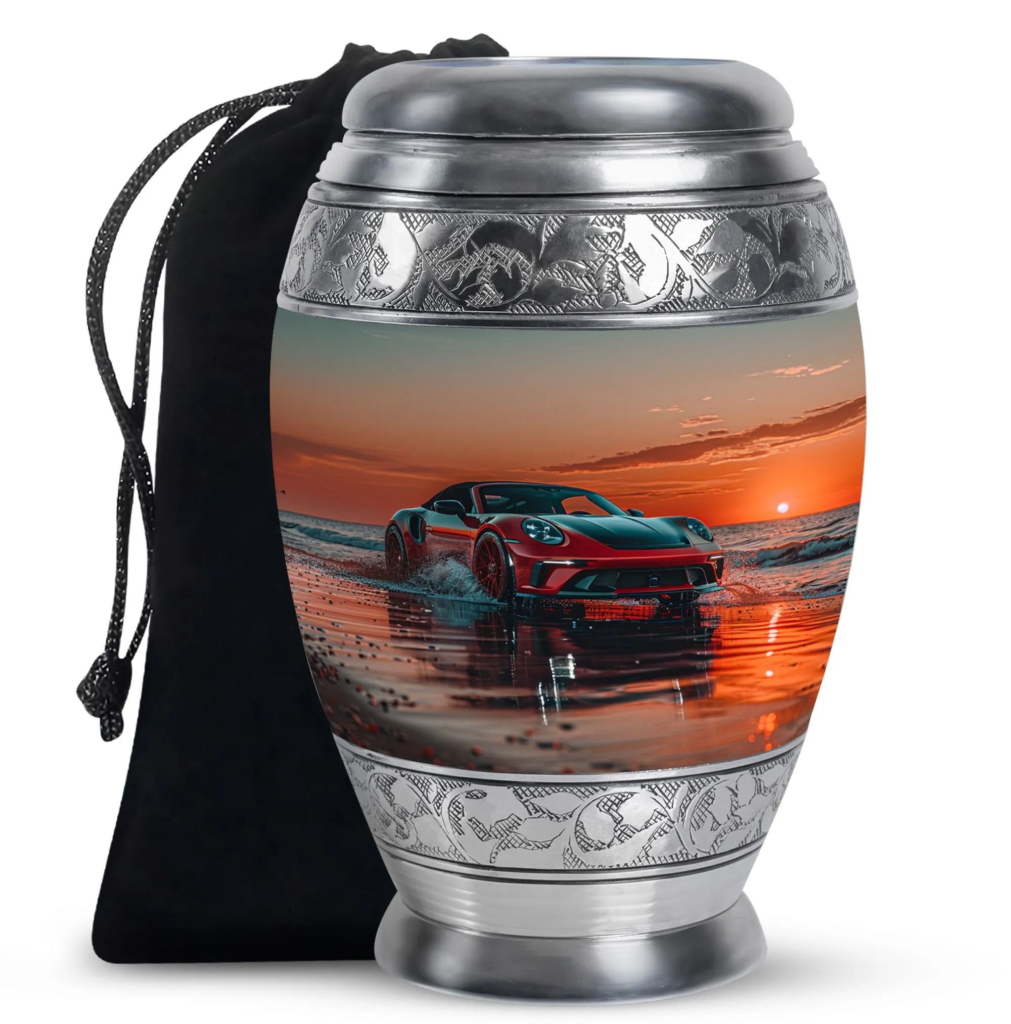 Car Cremation Medium Urns For Human Ashes Memorial & Funeral Urn