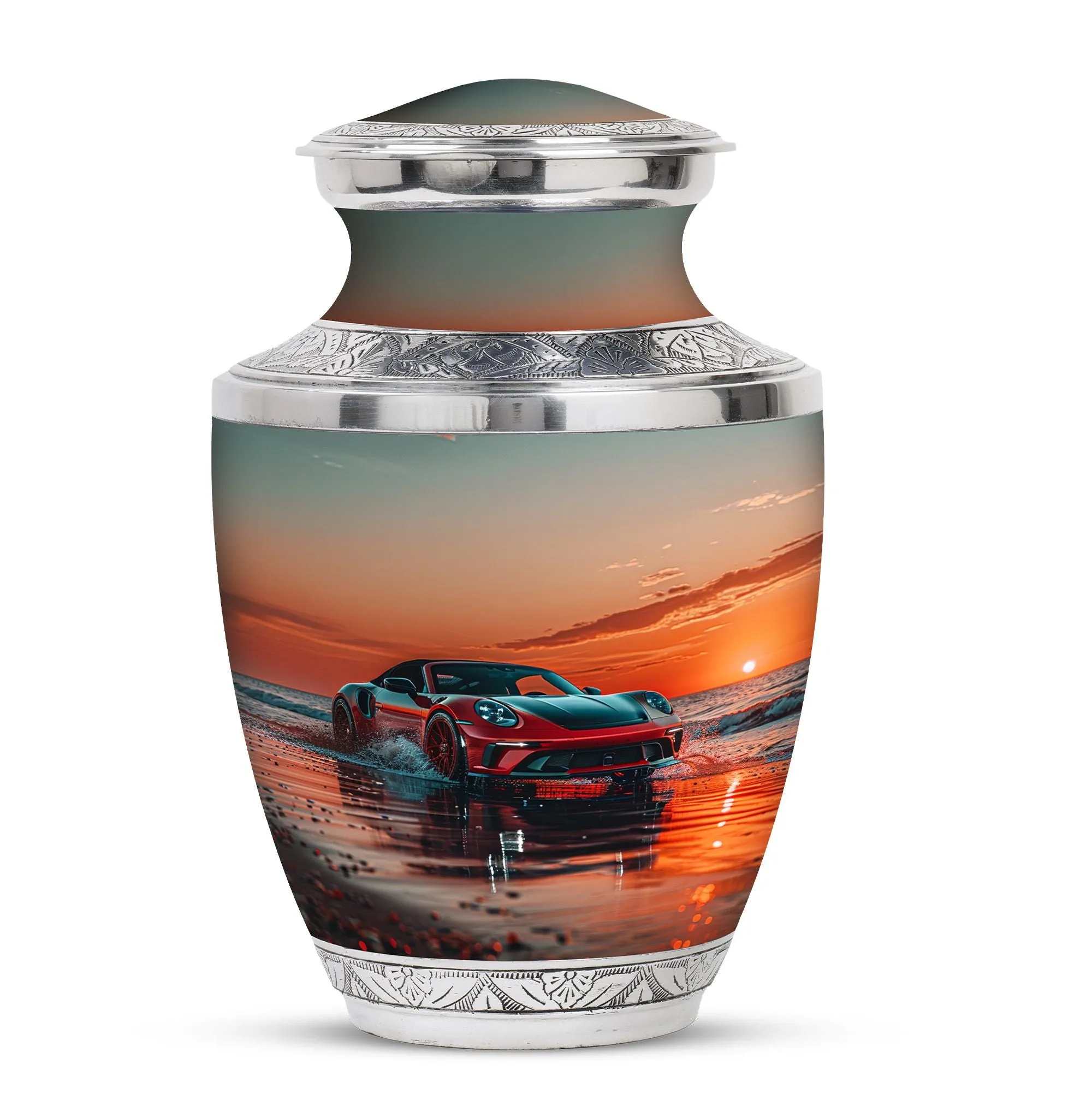 Car Cremation Medium Urns For Human Ashes Memorial & Funeral Urn