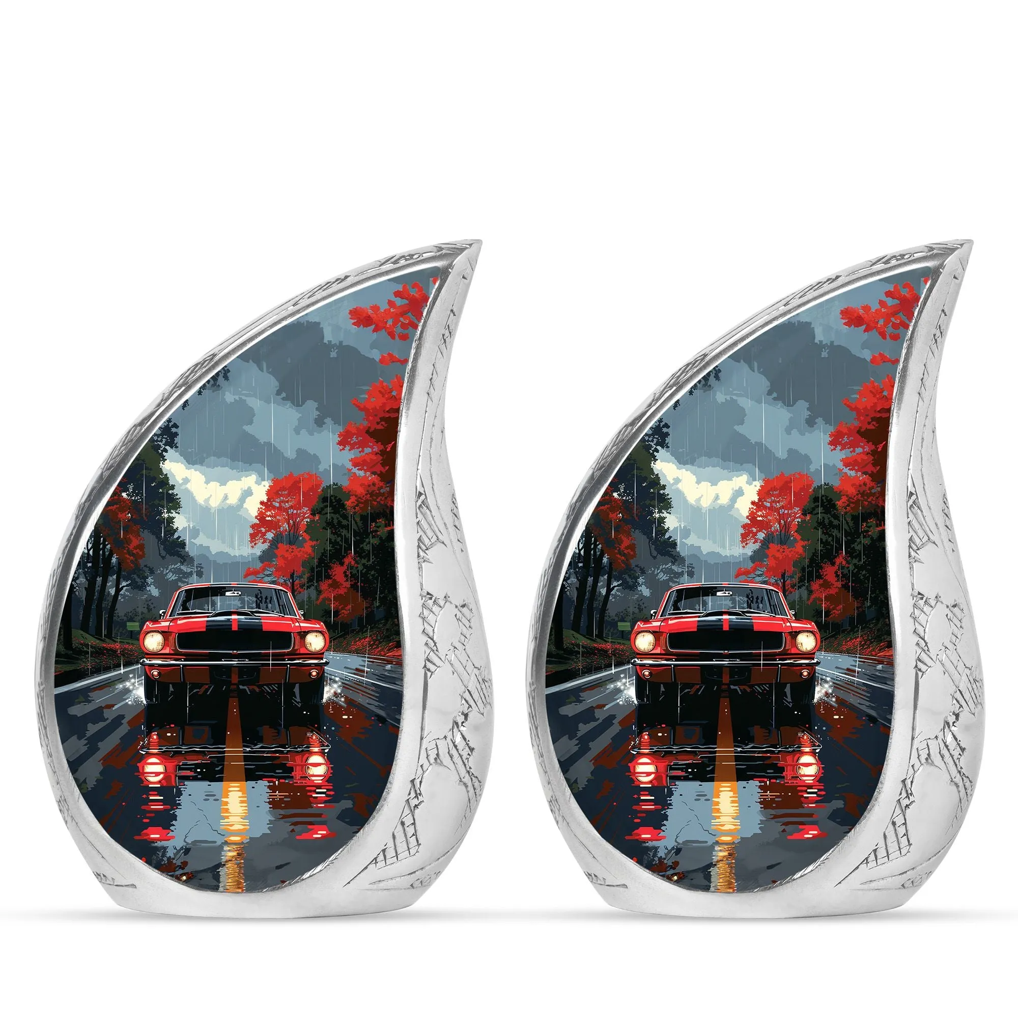 Car Cremation Personalized Urns For Human Ashes Memorial & Funeral Urn