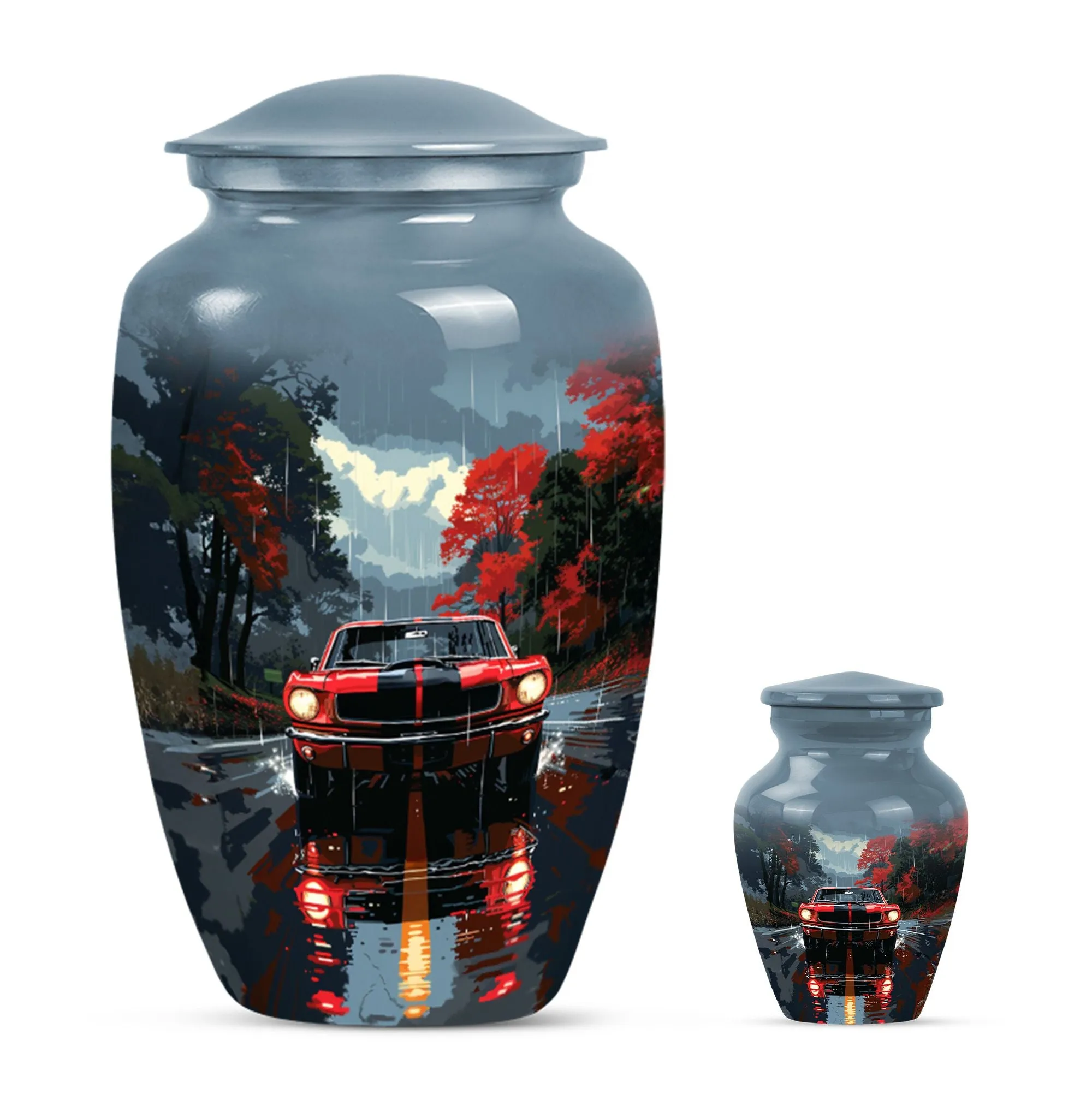 Car Cremation Personalized Urns For Human Ashes Memorial & Funeral Urn