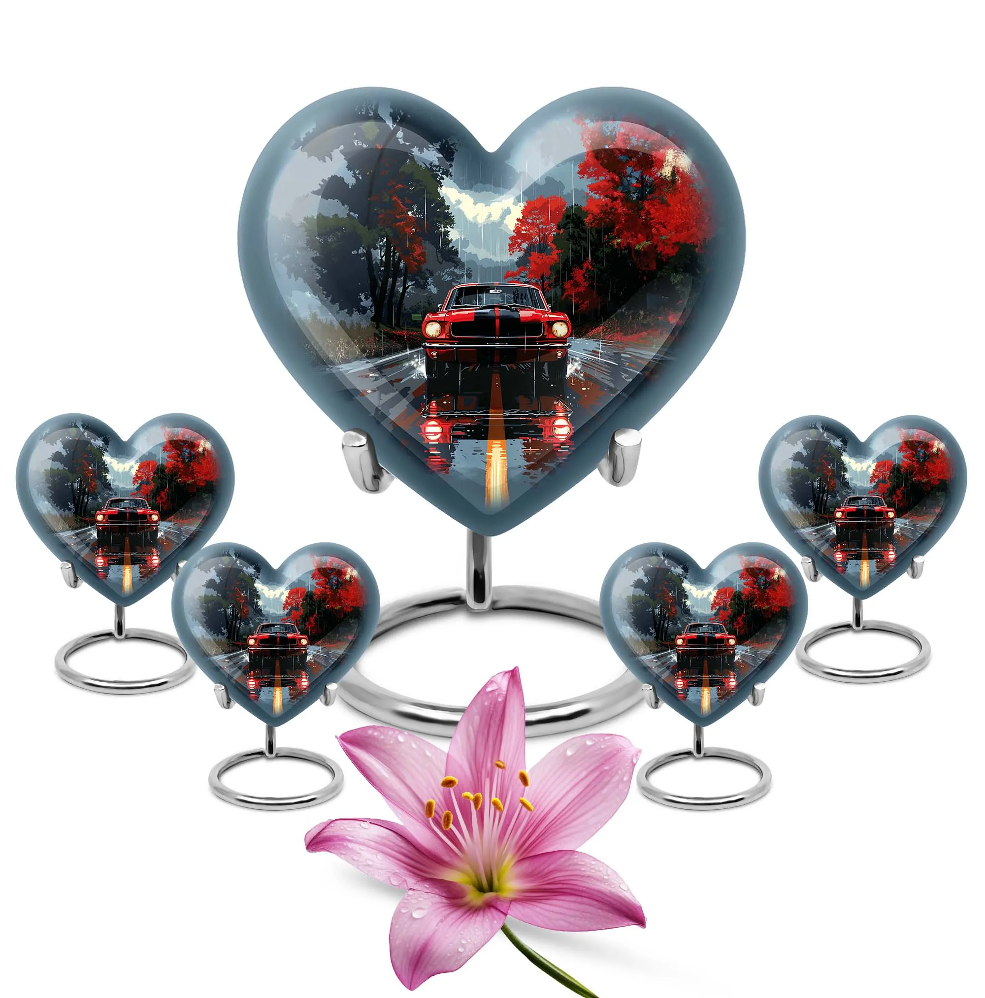 Car Cremation Personalized Urns For Human Ashes Memorial & Funeral Urn