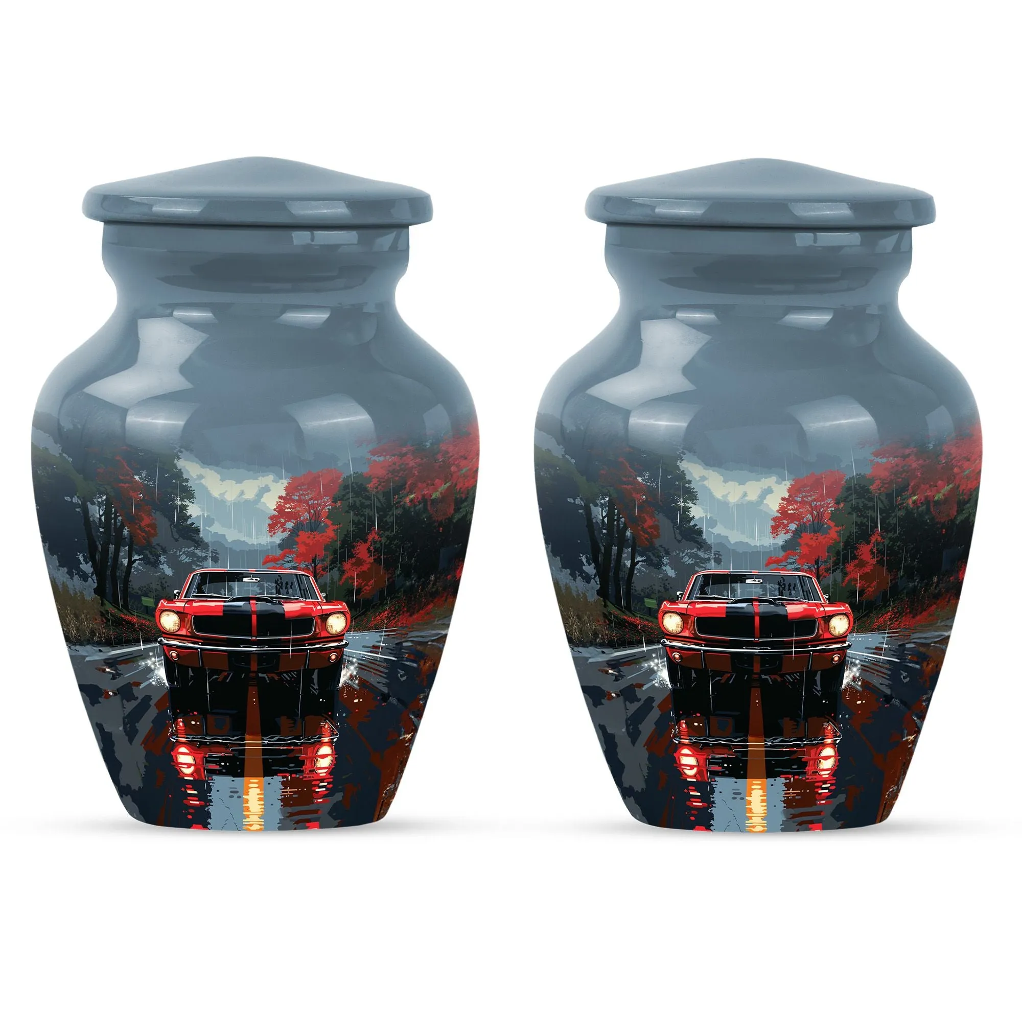 Car Cremation Personalized Urns For Human Ashes Memorial & Funeral Urn