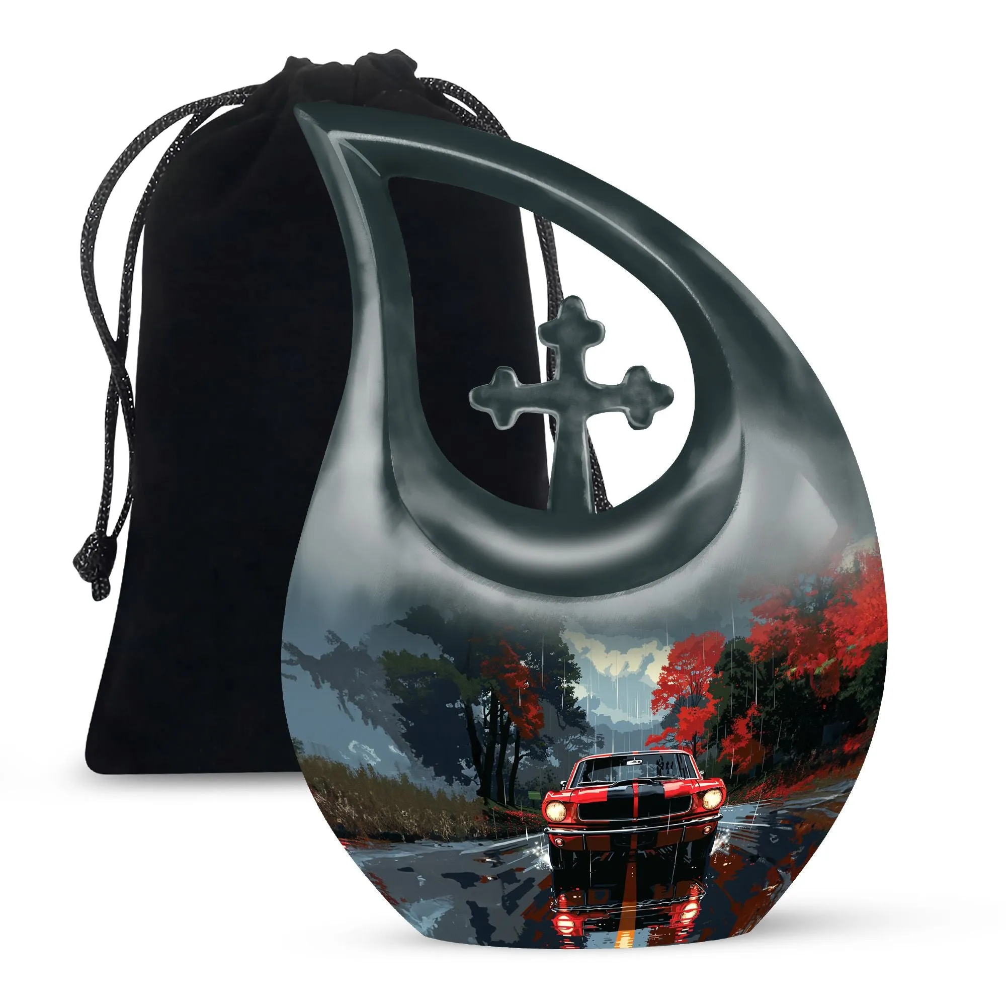 Car Cremation Personalized Urns For Human Ashes Memorial & Funeral Urn