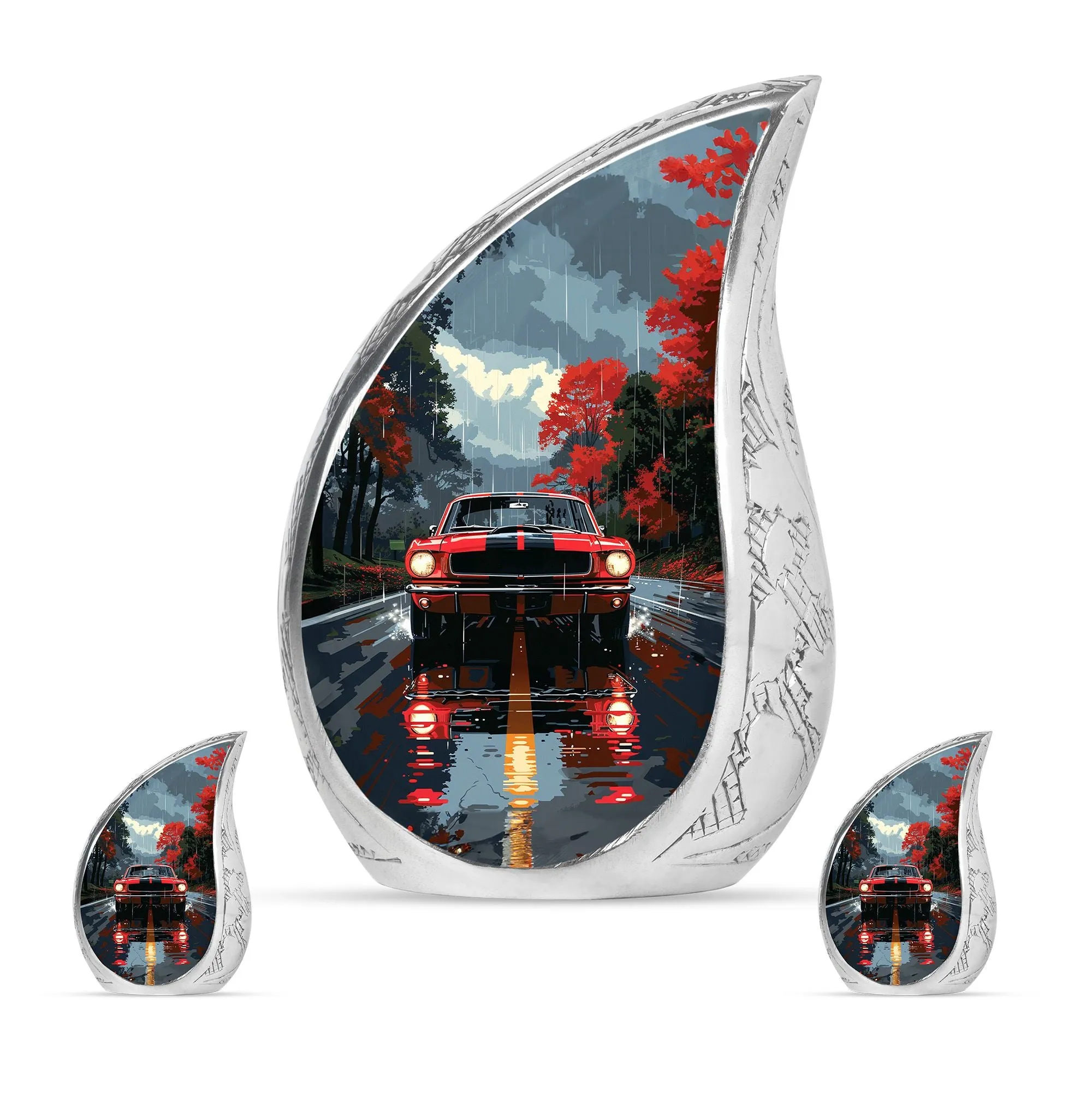 Car Cremation Personalized Urns For Human Ashes Memorial & Funeral Urn