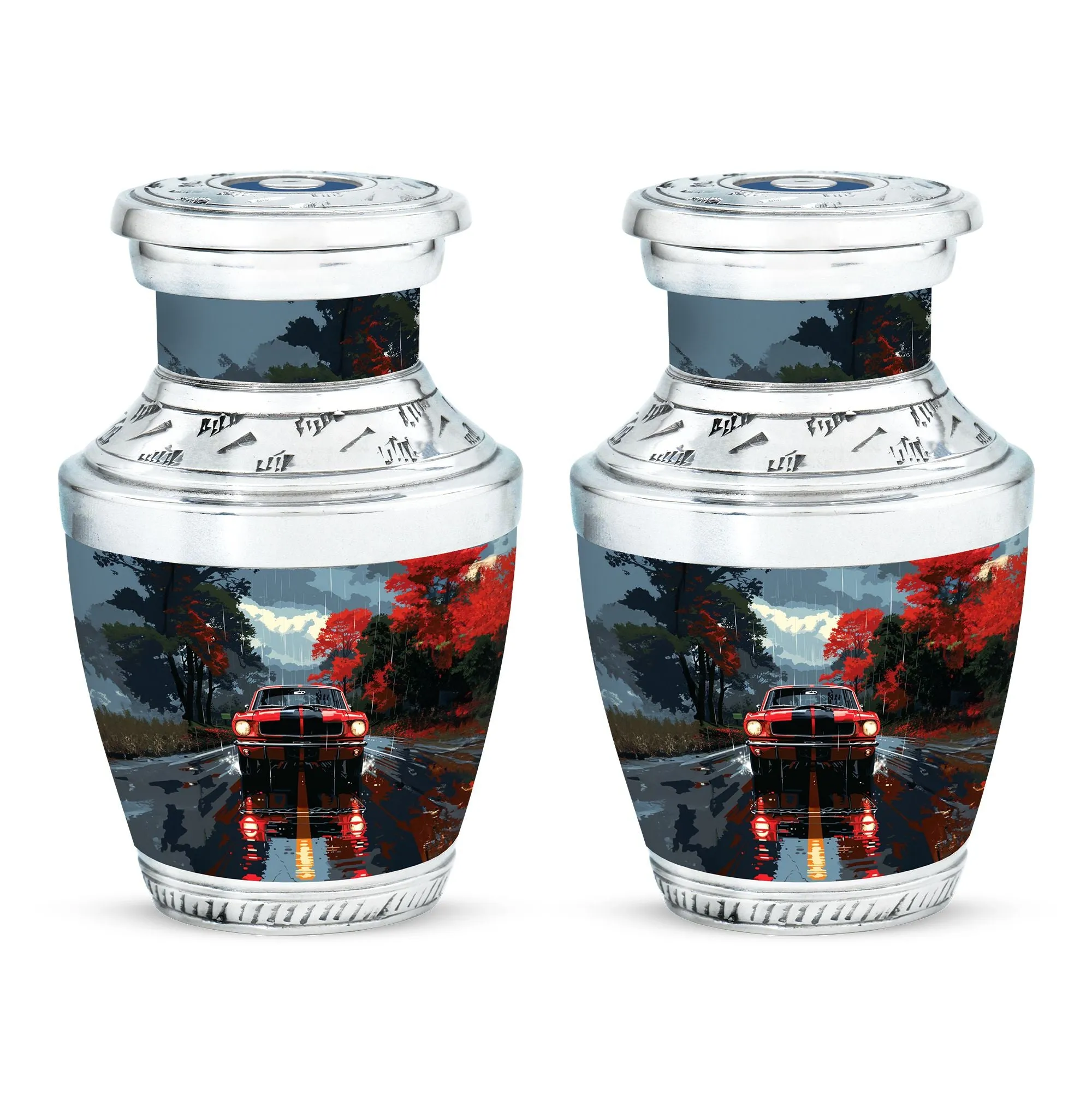 Car Cremation Personalized Urns For Human Ashes Memorial & Funeral Urn