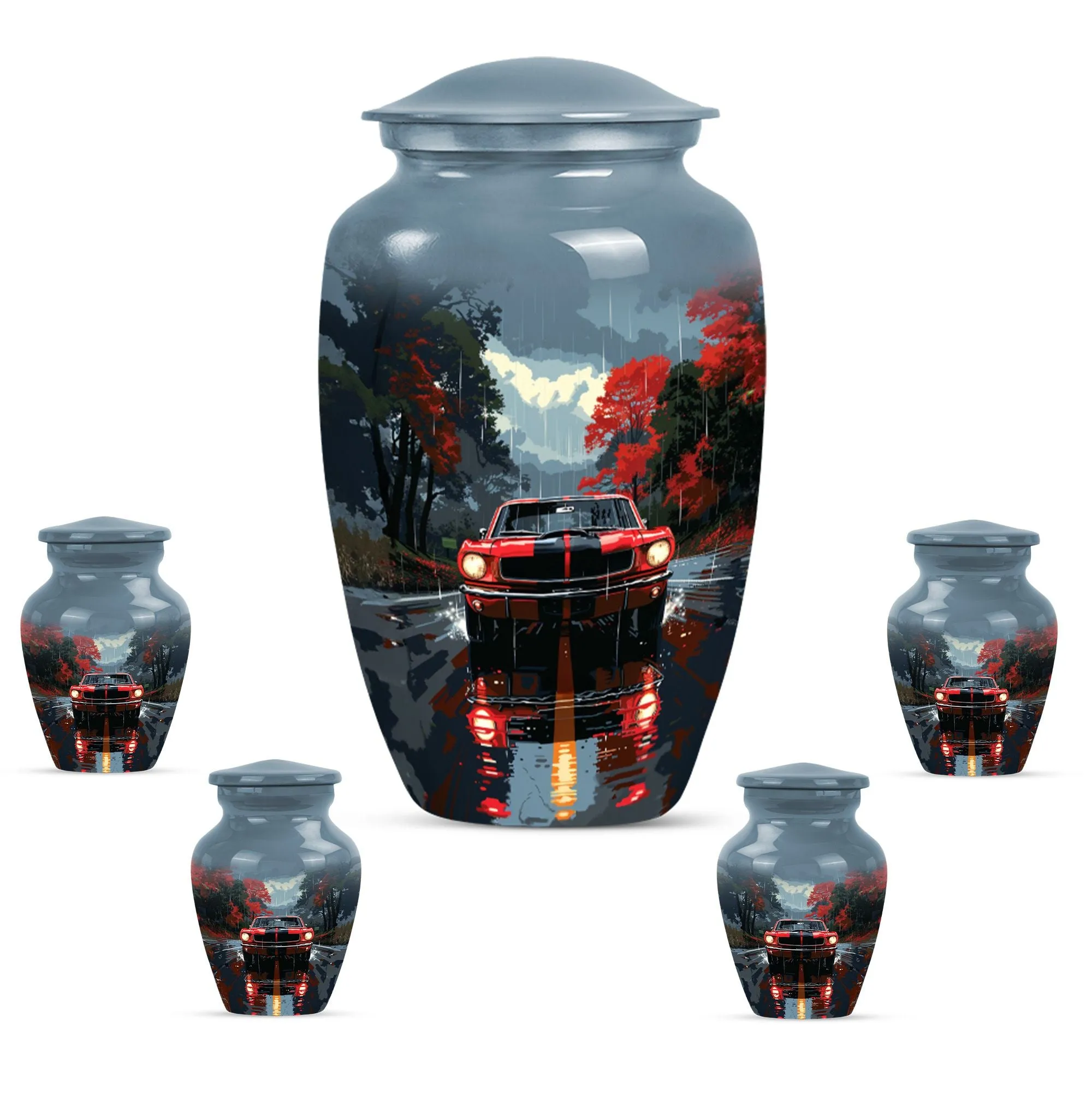 Car Cremation Personalized Urns For Human Ashes Memorial & Funeral Urn