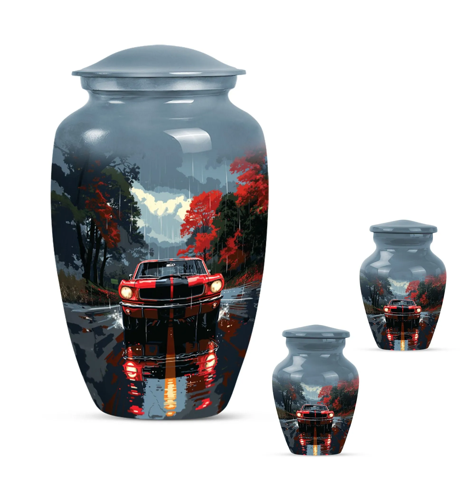 Car Cremation Personalized Urns For Human Ashes Memorial & Funeral Urn