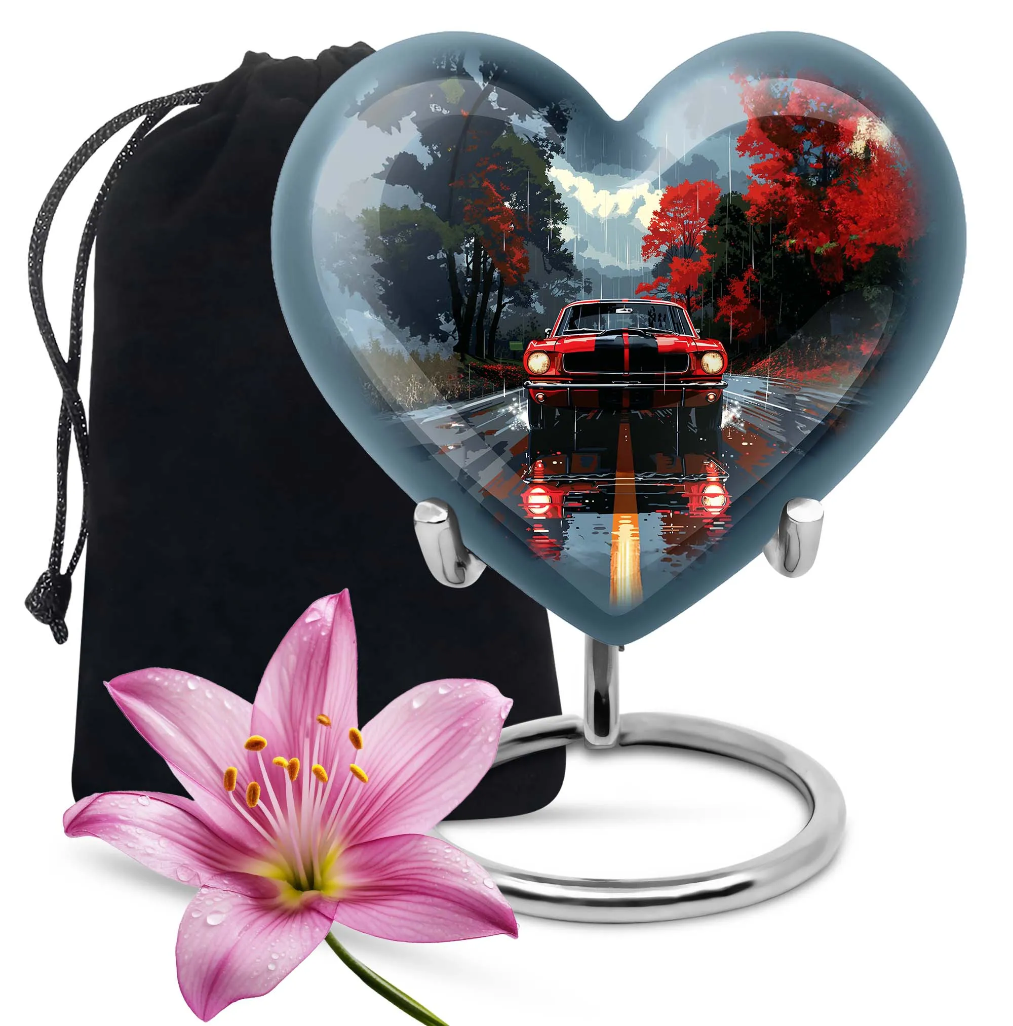 Car Cremation Personalized Urns For Human Ashes Memorial & Funeral Urn