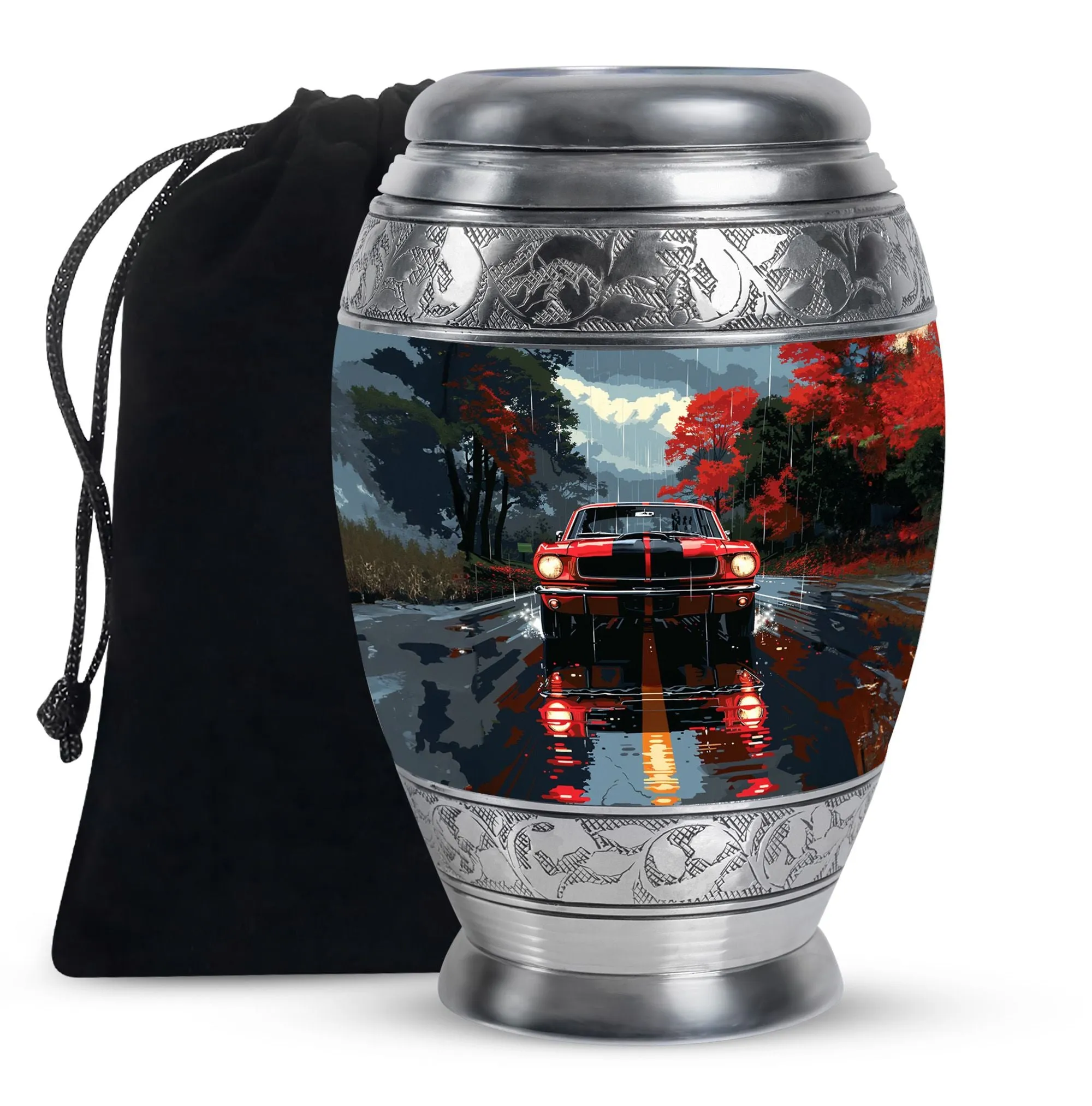 Car Cremation Personalized Urns For Human Ashes Memorial & Funeral Urn