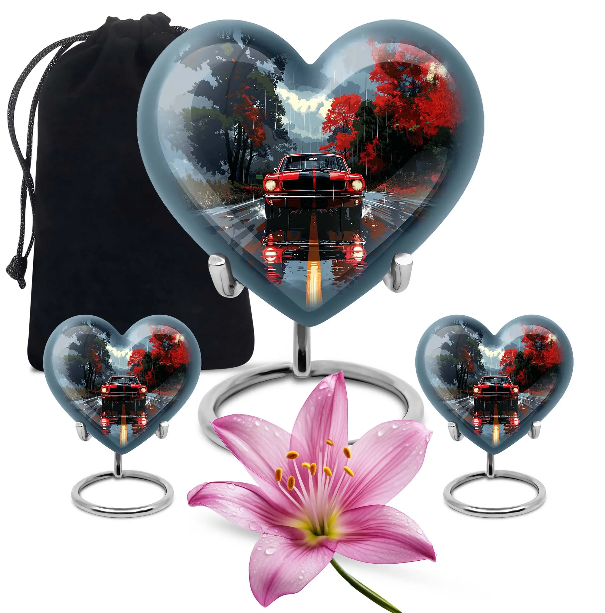 Car Cremation Personalized Urns For Human Ashes Memorial & Funeral Urn