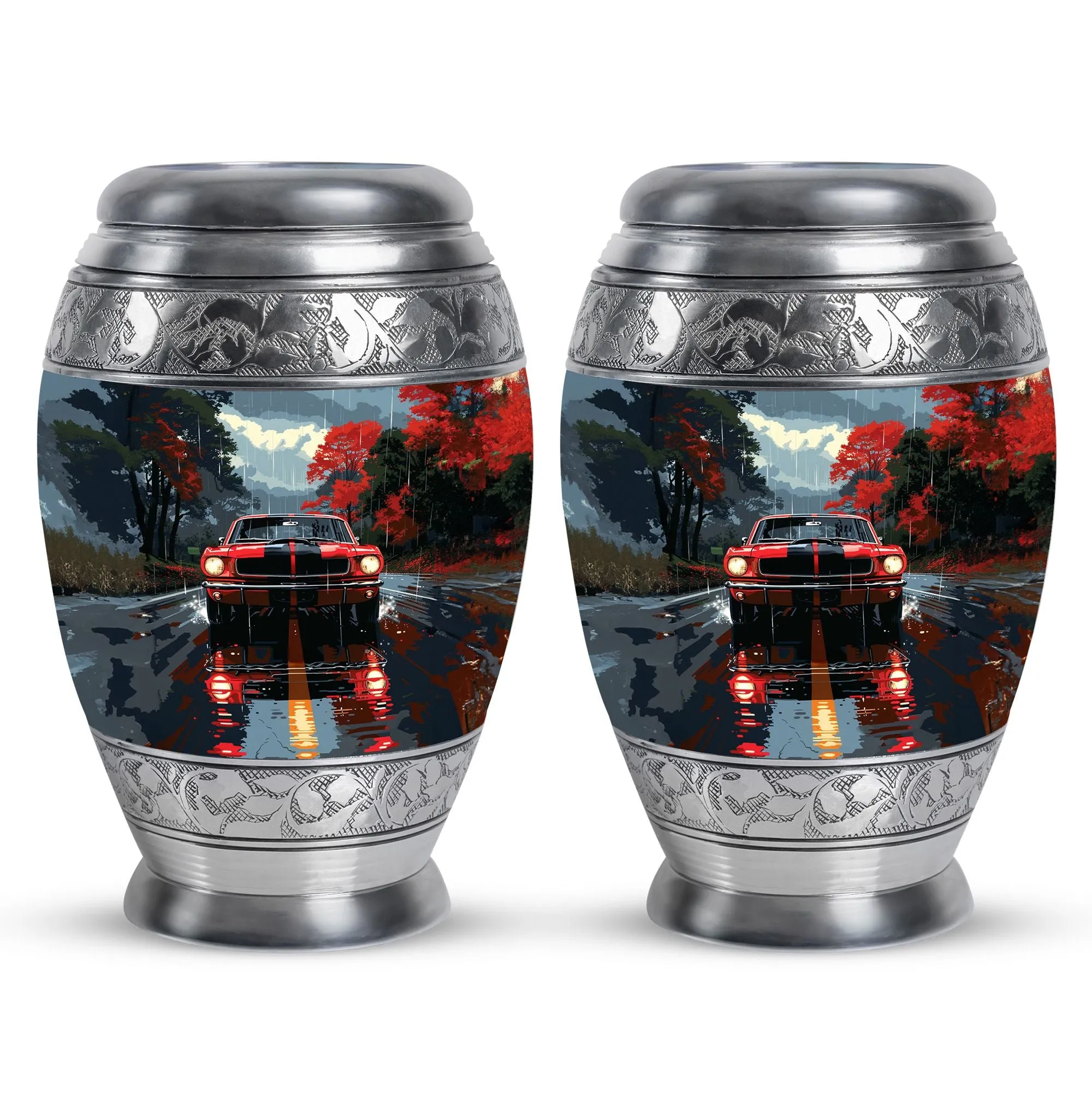 Car Cremation Personalized Urns For Human Ashes Memorial & Funeral Urn