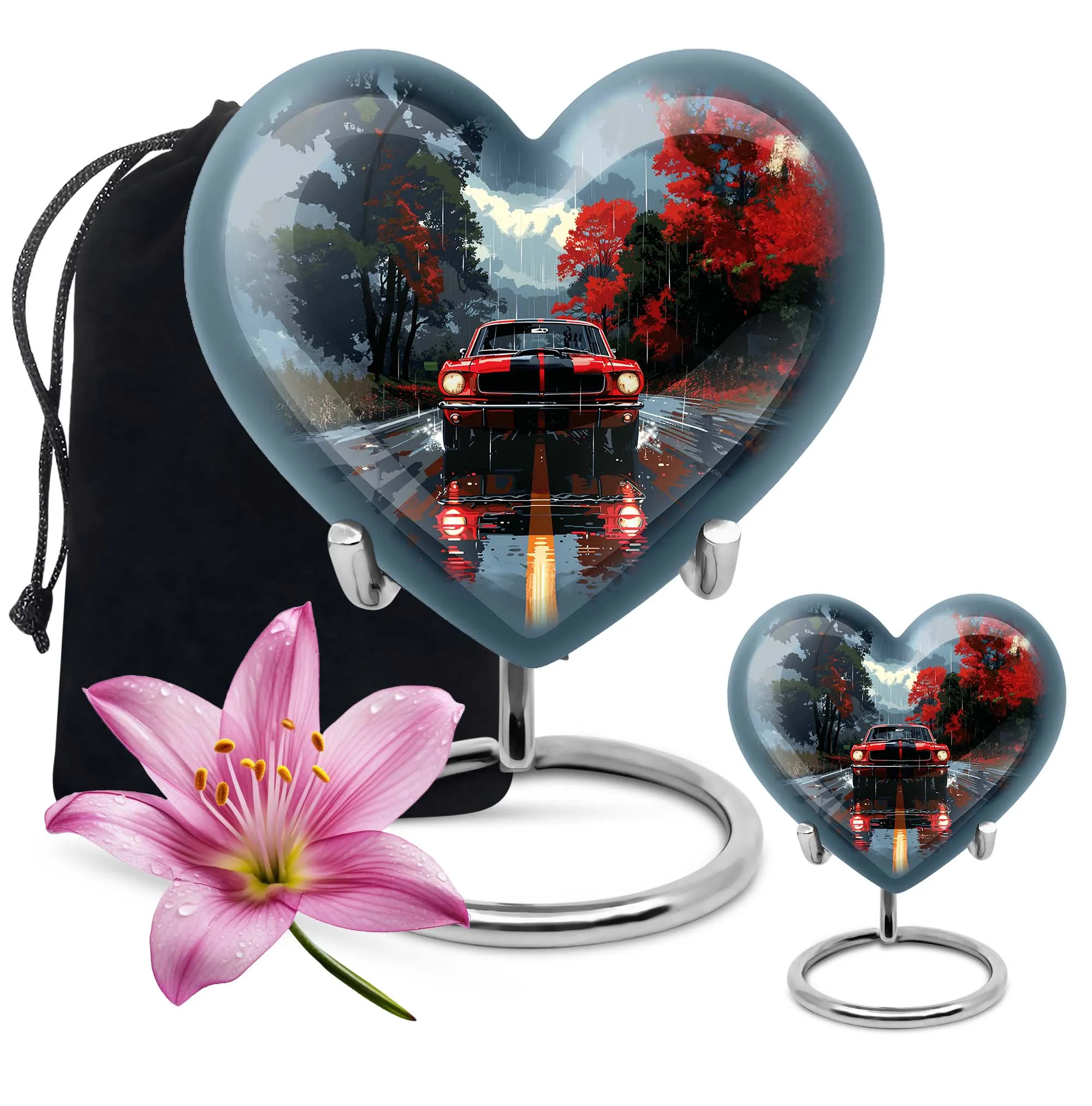 Car Cremation Personalized Urns For Human Ashes Memorial & Funeral Urn