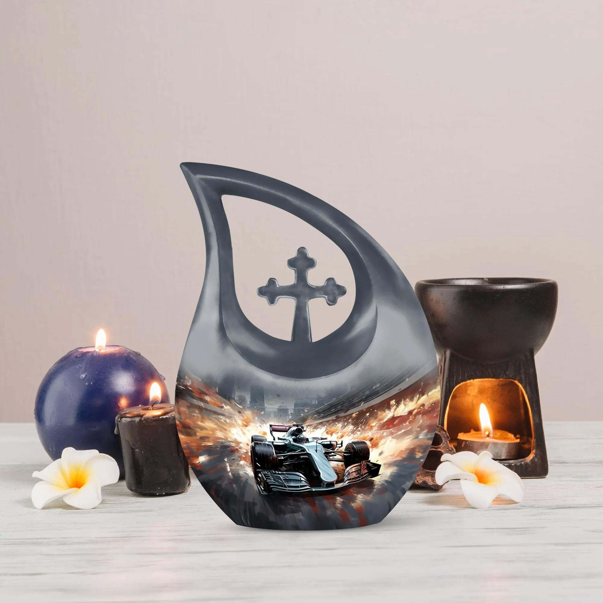 Car Race Commemoration: Companion Memorial Urn