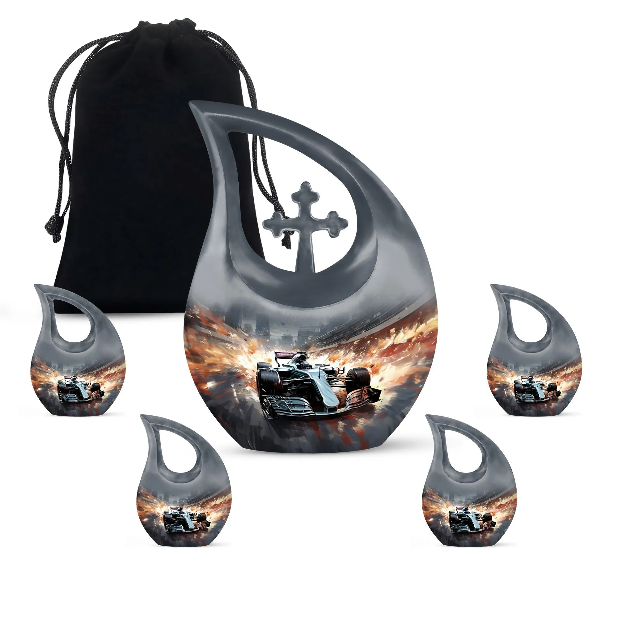 Car Race Commemoration: Companion Memorial Urn