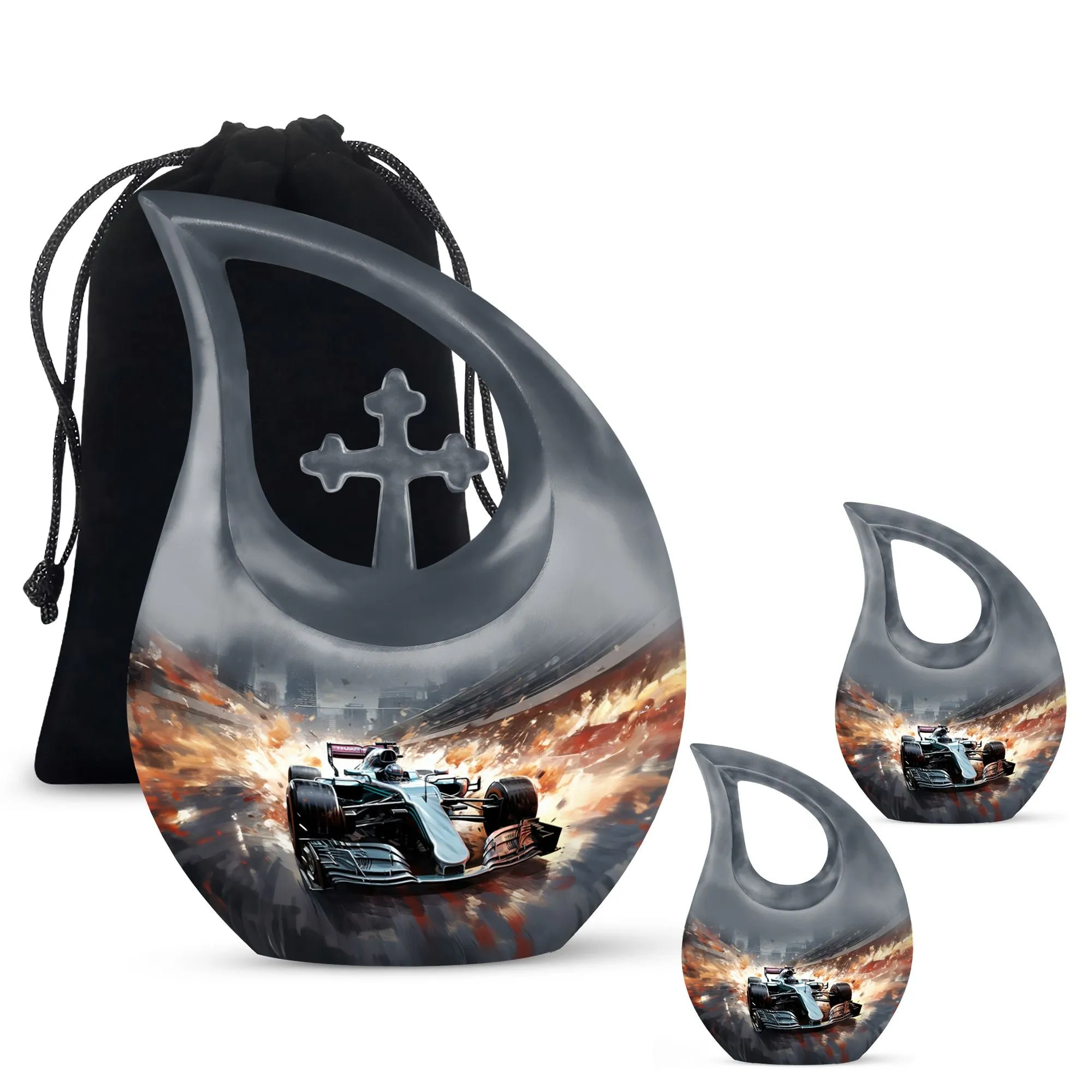 Car Race Commemoration: Companion Memorial Urn