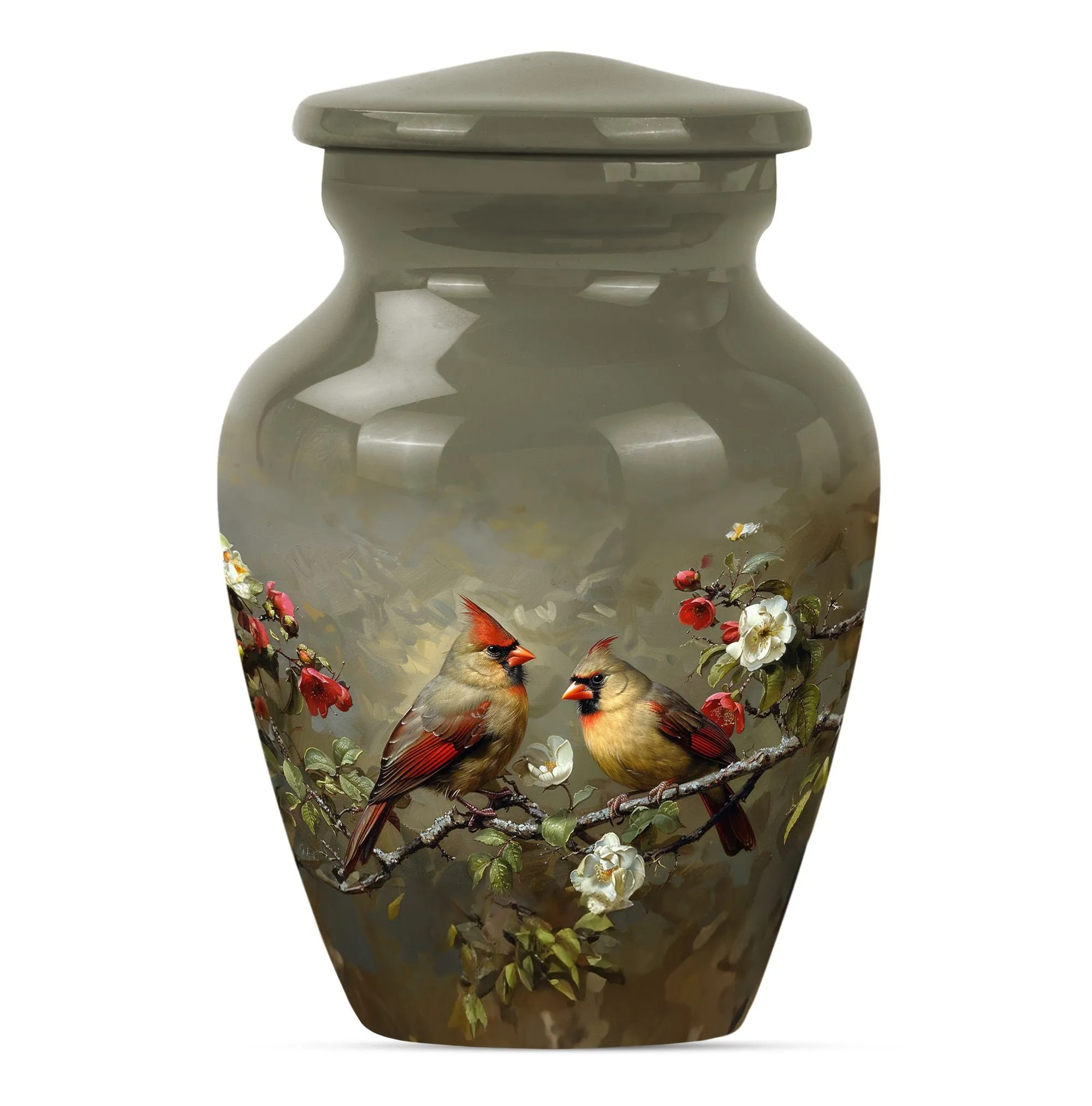 Cardinal Bird Cremation Mini Urns For Human Ashes Memorial & Funeral Urn