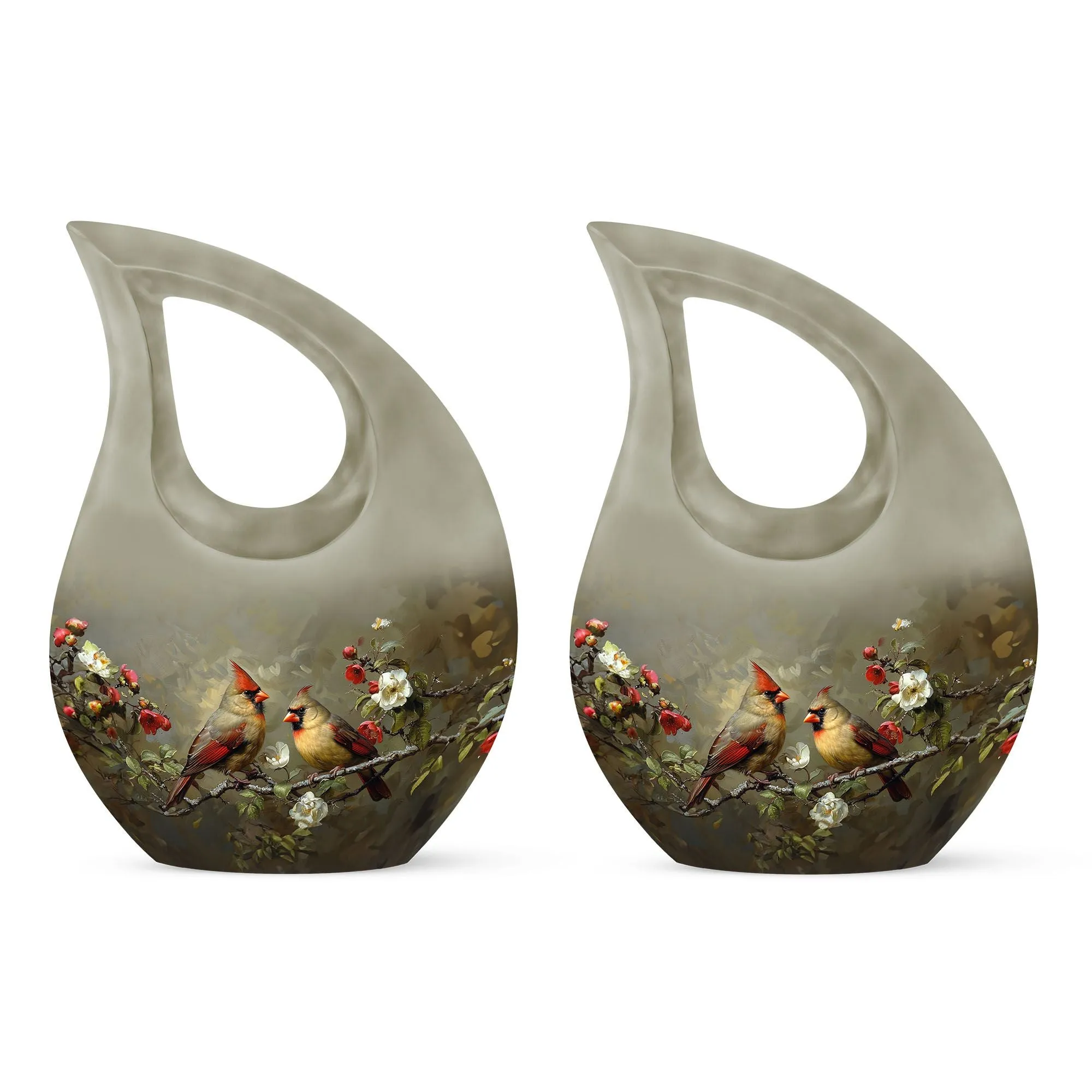 Cardinal Bird Cremation Mini Urns For Human Ashes Memorial & Funeral Urn