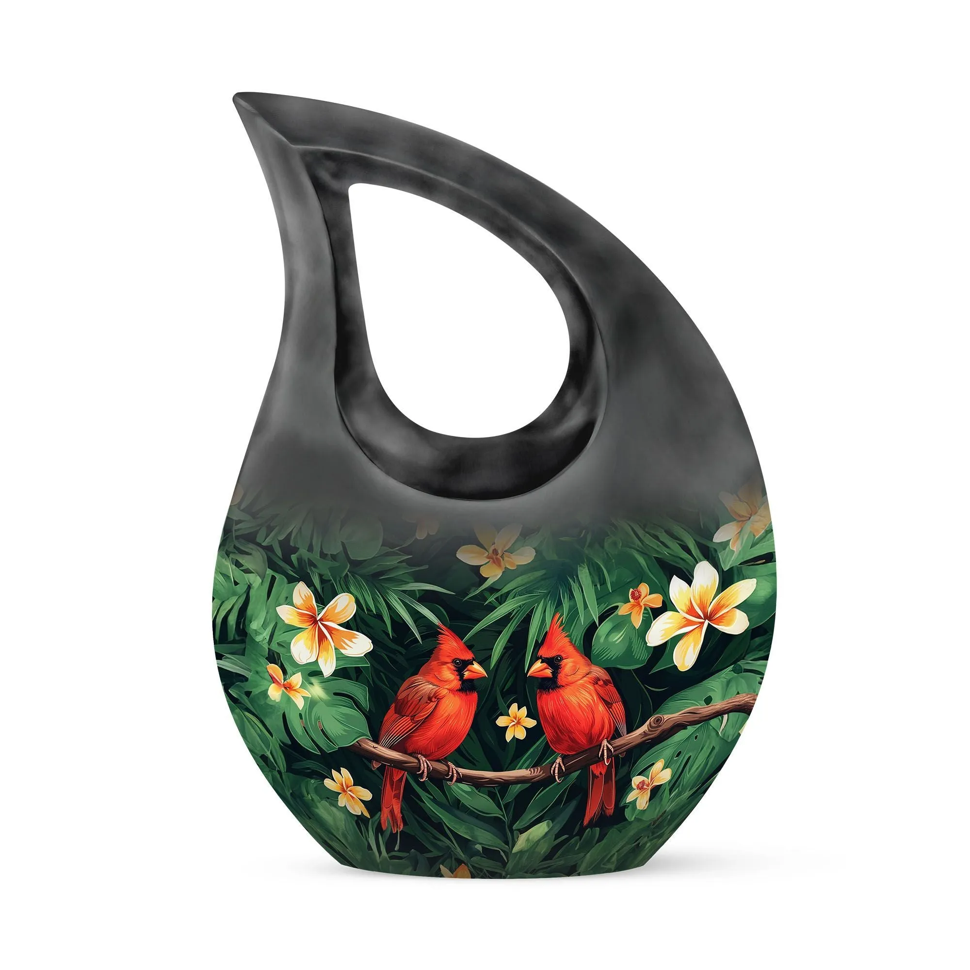 Cardinal Bird Custom Urns: Personalized Small Urn For Human Ashes