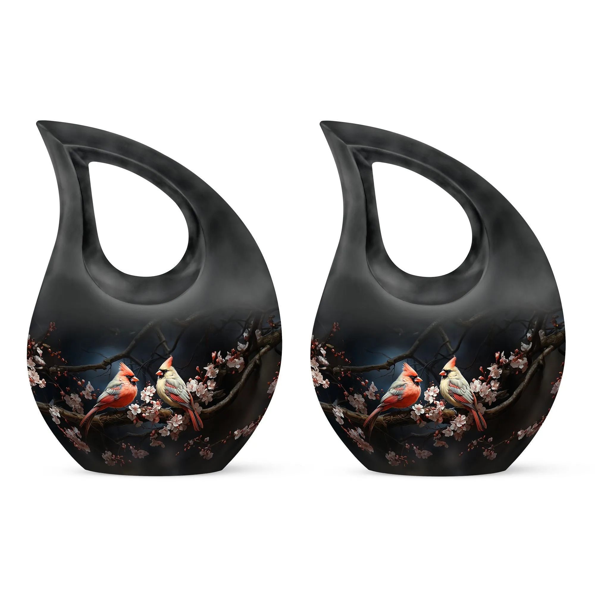 Cardinal Songbird Sanctuary - Affordable Tribute Memorial Urn