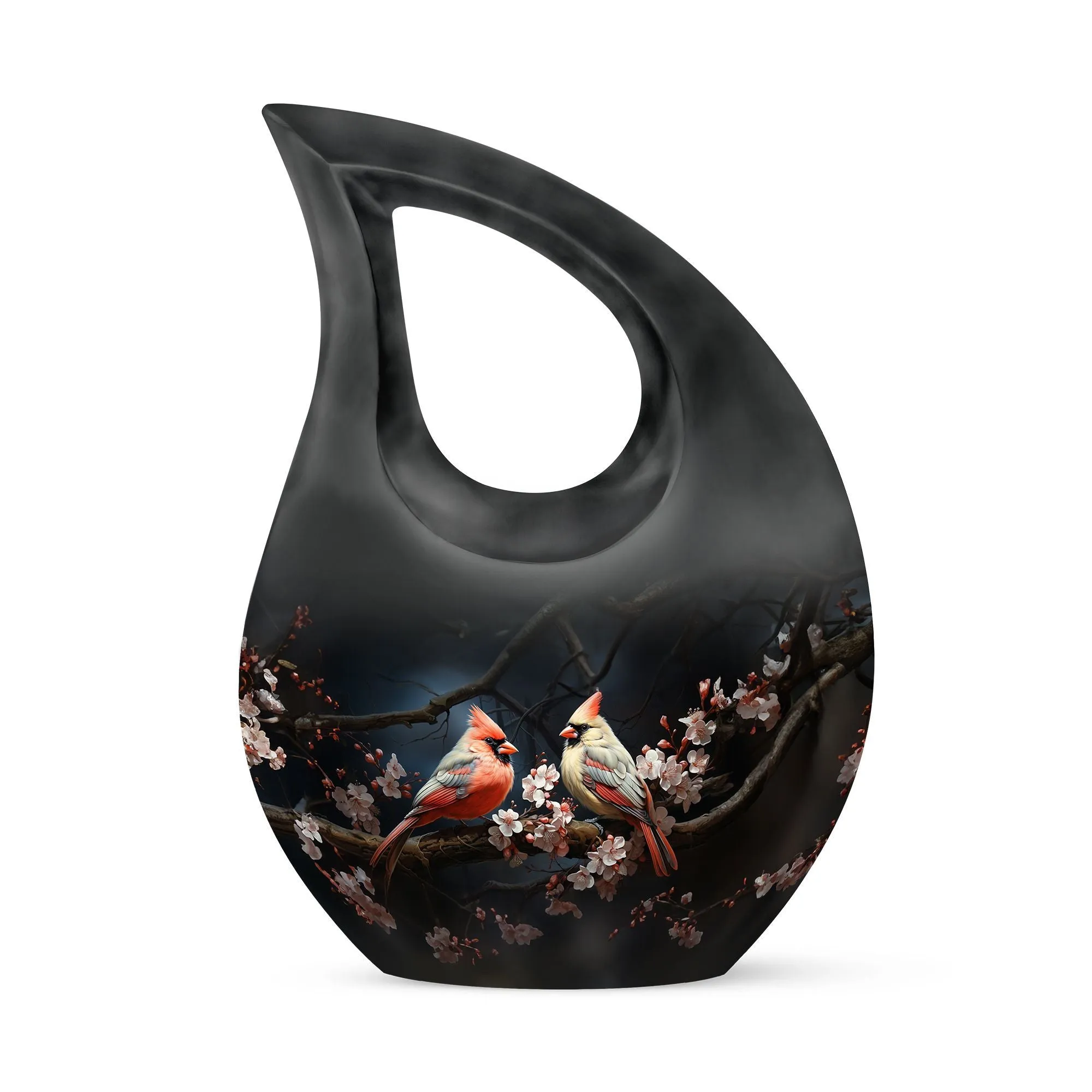 Cardinal Songbird Sanctuary - Affordable Tribute Memorial Urn