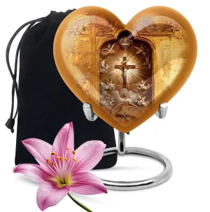Catholic Custom Embrace Luxurious Memorial Urn