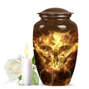 Catholic Urn - Luminary Cremation Keepsake for the Beloved Father